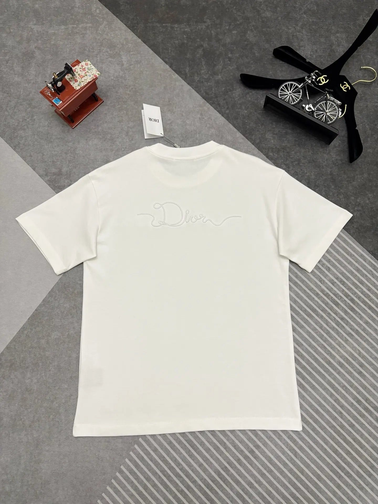 Logo Embroidered Cotton T-Shirt D17515284 — view 6