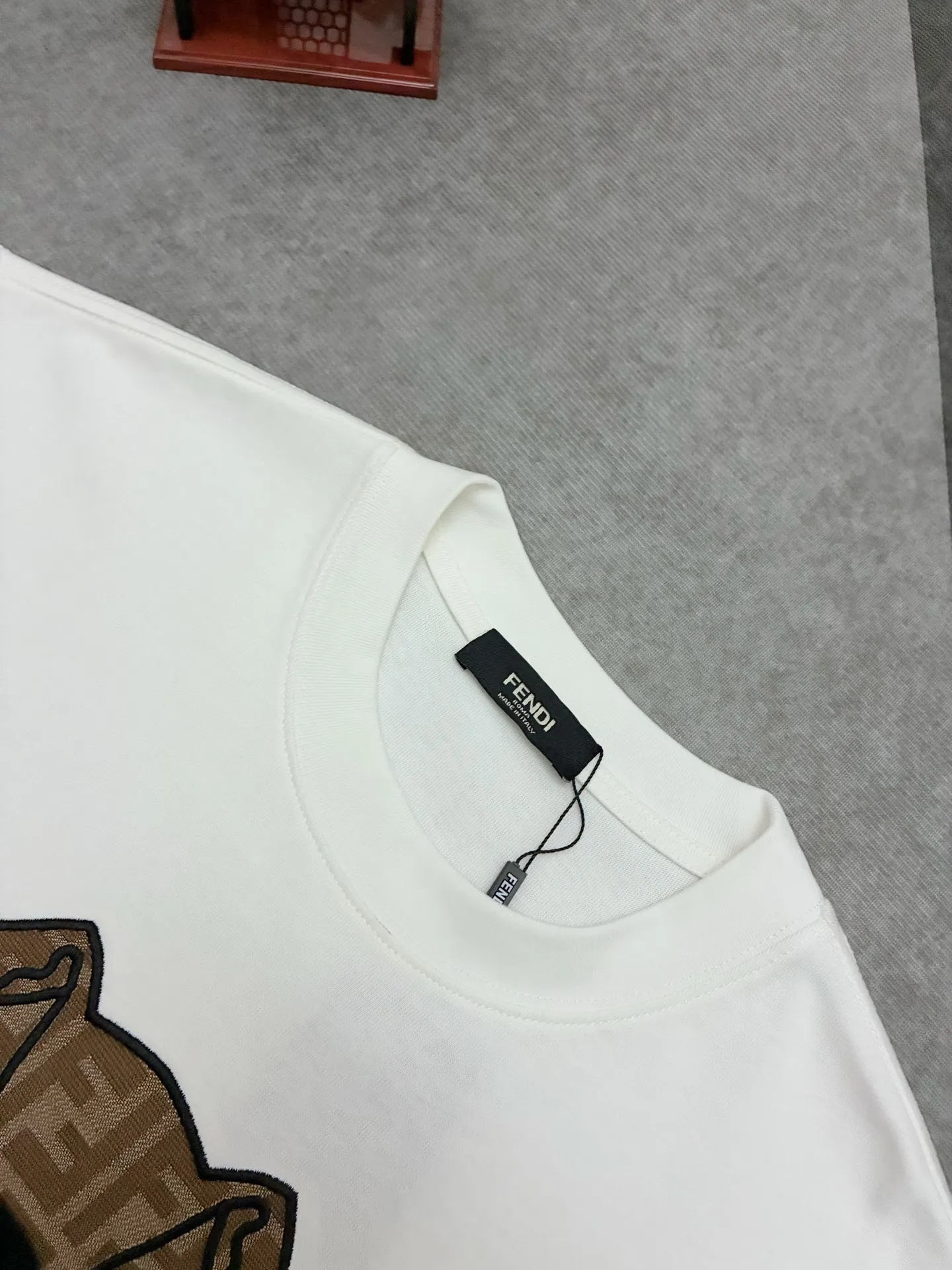 Embroidered Logo Dog Cotton T-Shirt D17515310 — view 4
