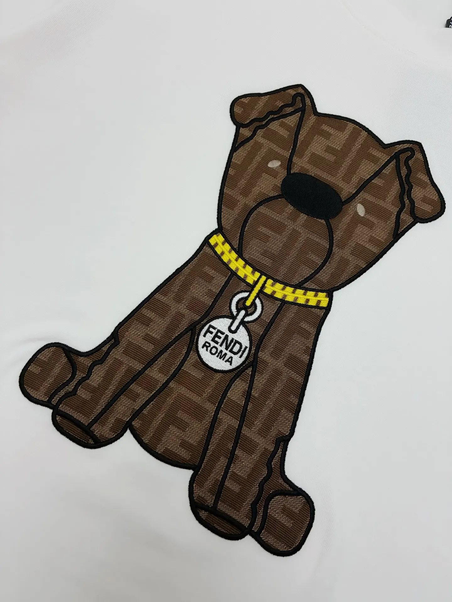 Embroidered Logo Dog Cotton T-Shirt D17515310 — view 5