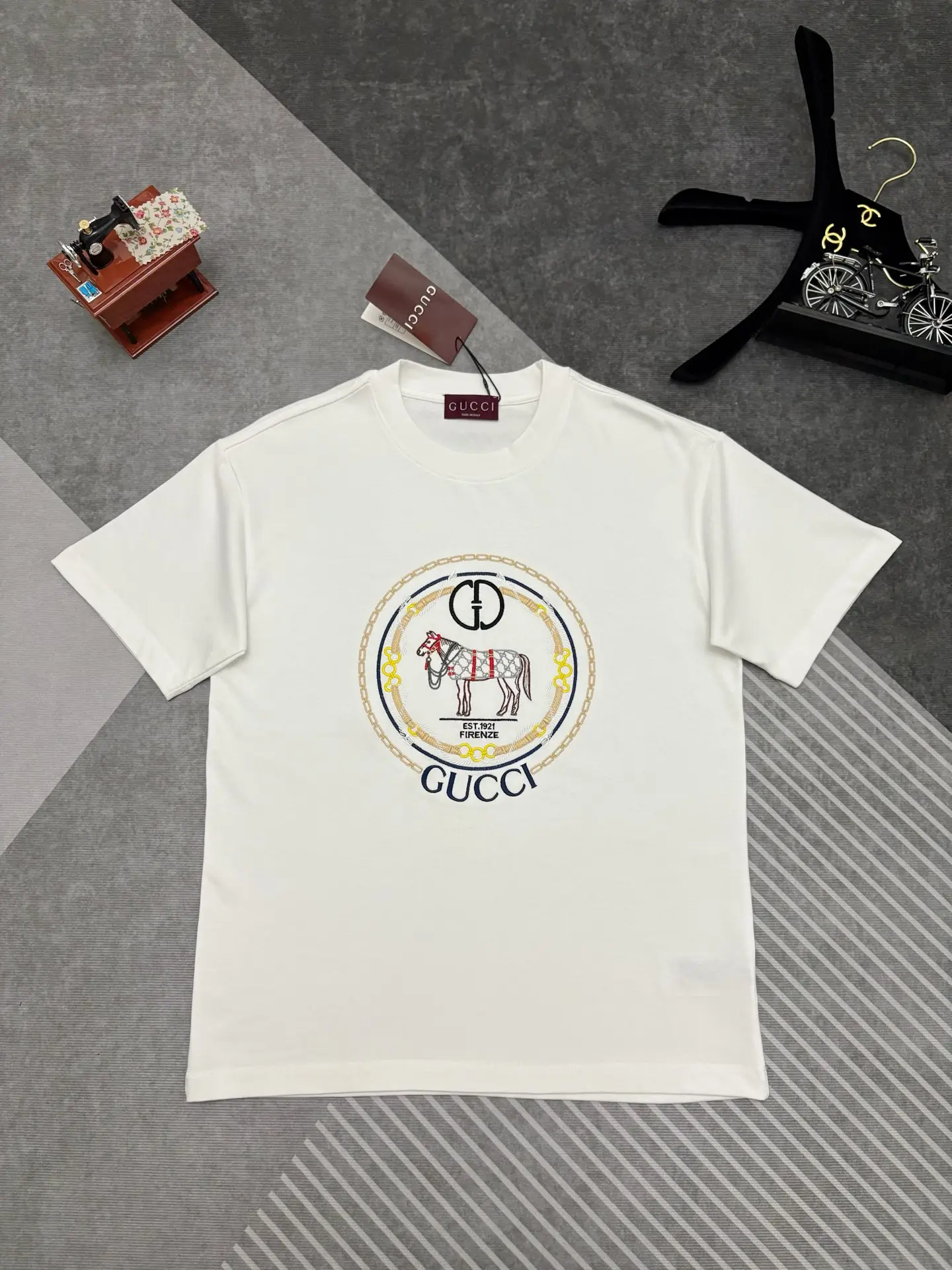 Embroidered Cotton-Jersey T-Shirt D17515293