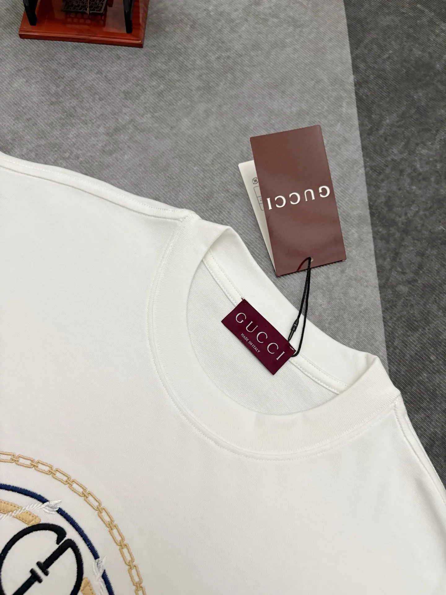 Embroidered Cotton-Jersey T-Shirt D17515293 — view 4