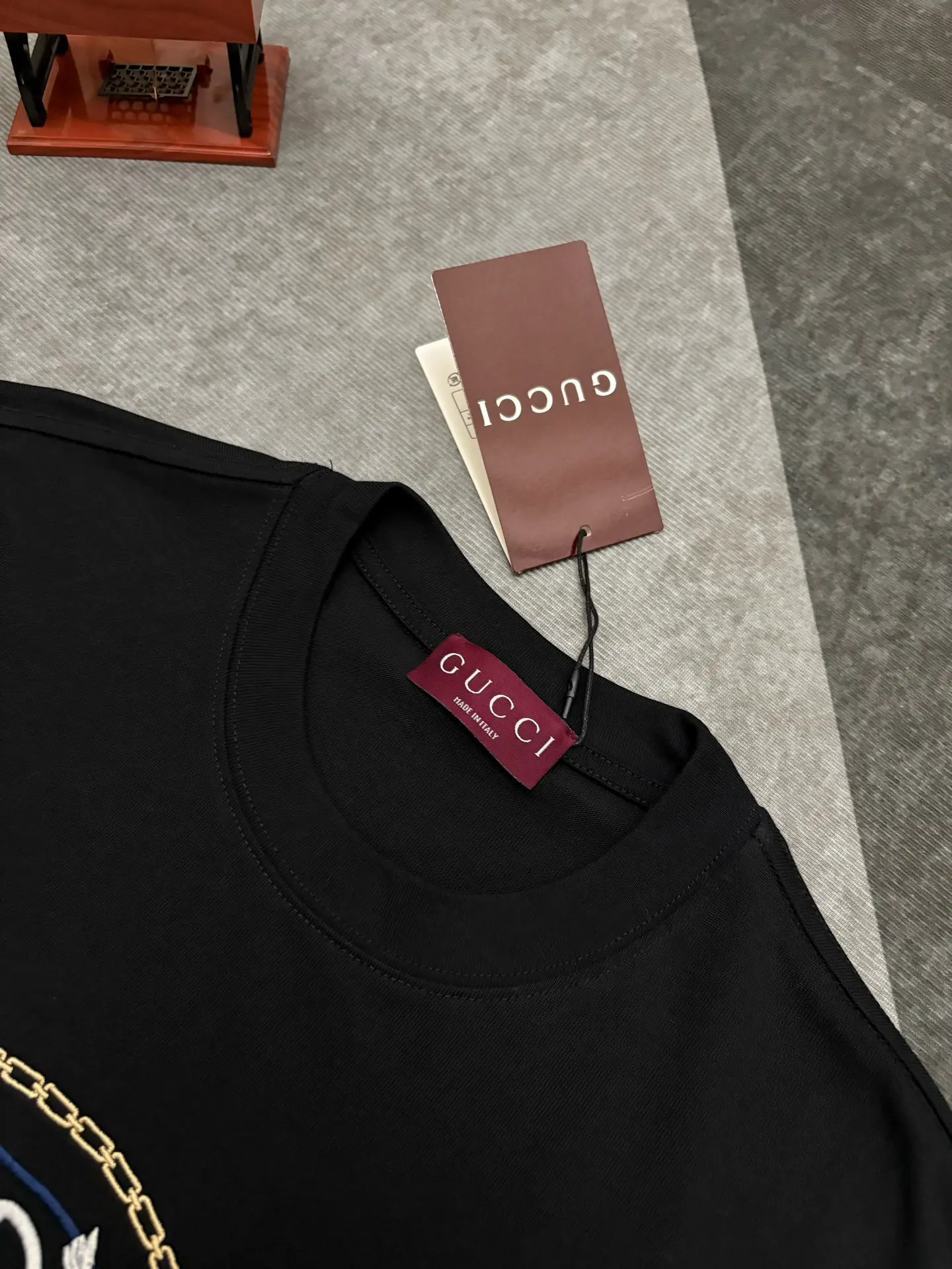 Embroidered Equestrian Logo Cotton T-Shirt D17515294 — view 4