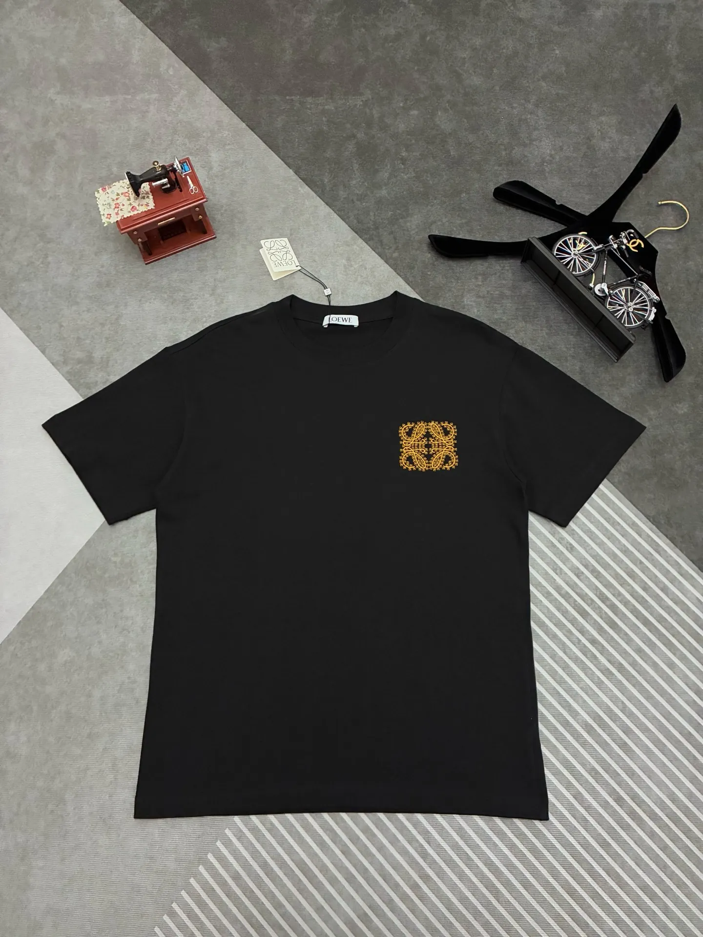 Anagram Embroidered Cotton T-Shirt D17515317