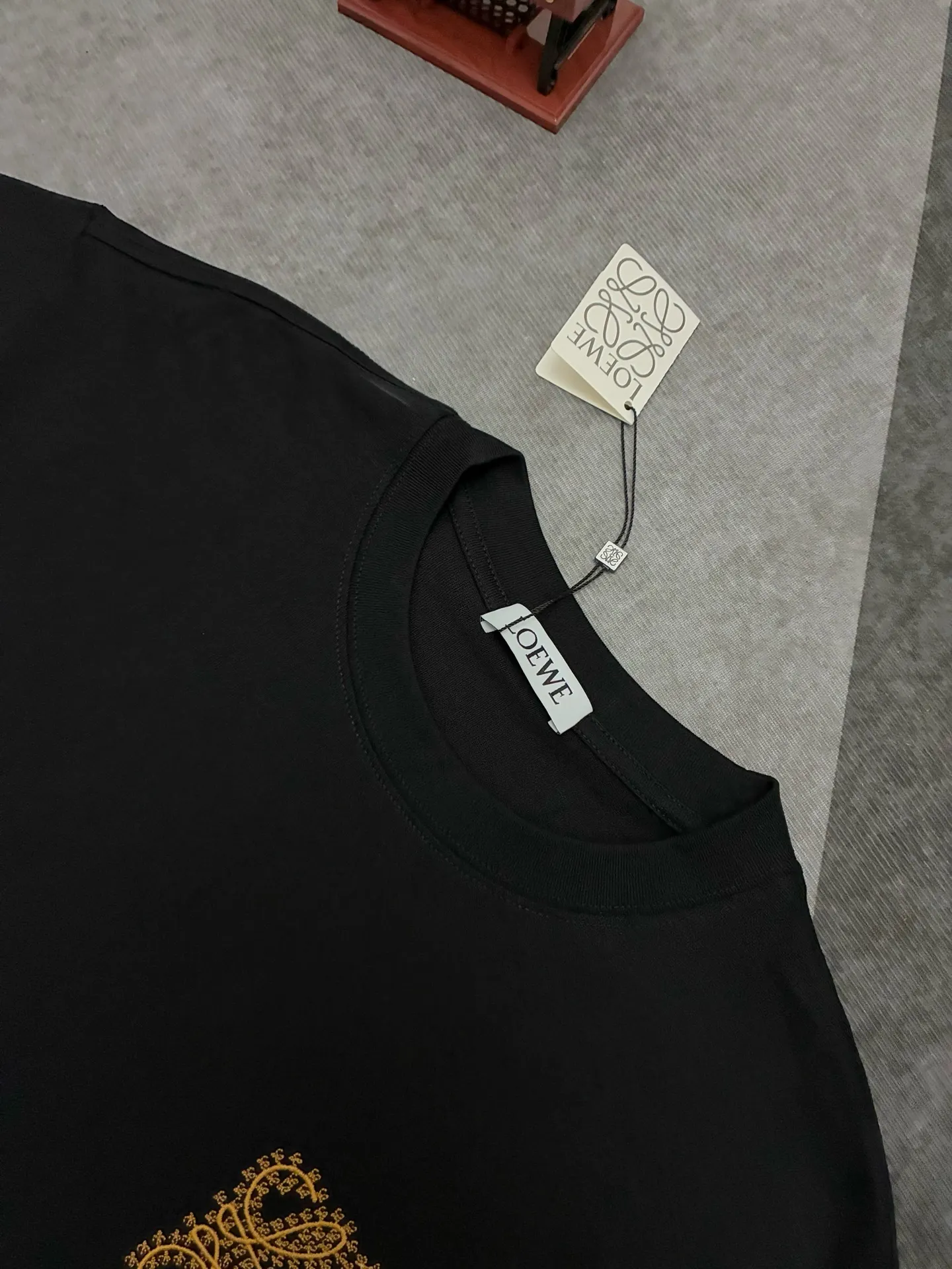 Anagram Embroidered Cotton T-Shirt D17515317 — view 4