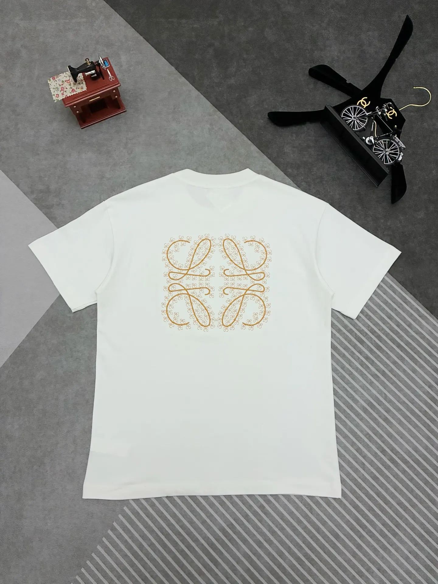 Anagram Embroidered Cotton T-Shirt D17515318 — view 5