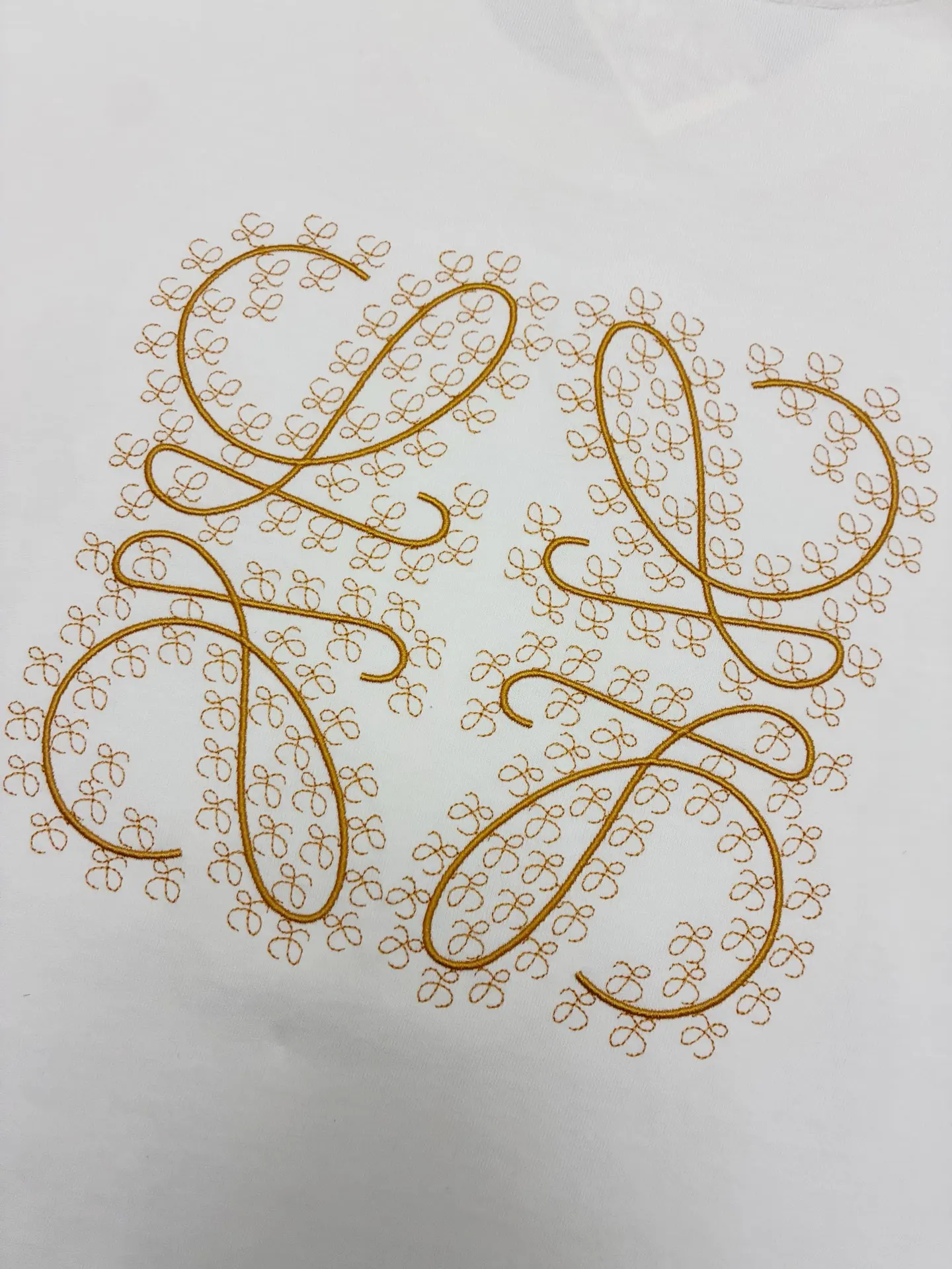 Anagram Embroidered Cotton T-Shirt D17515318 — view 7