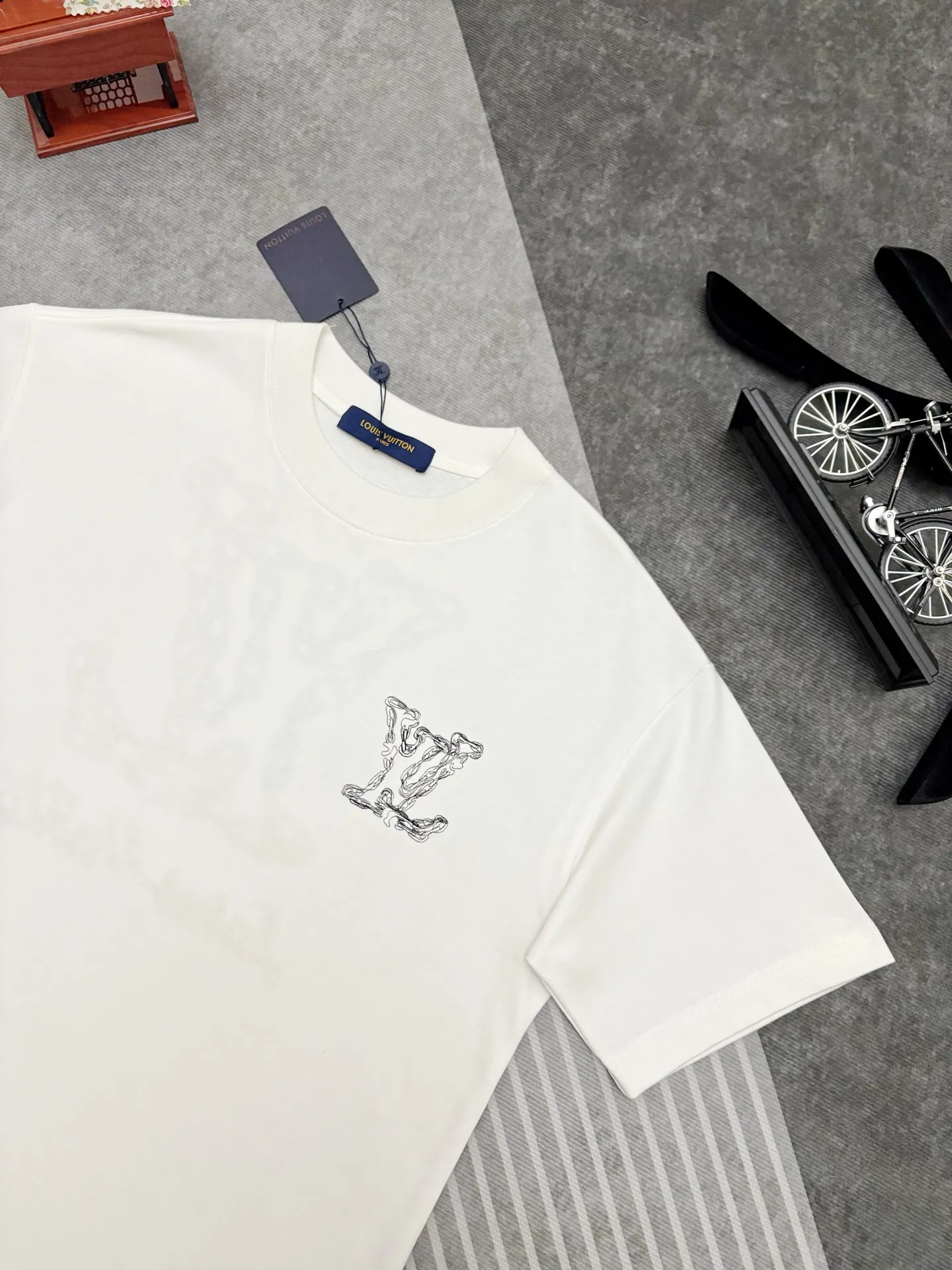 Embroidered Logo Cotton T-Shirt D17515302 — view 3