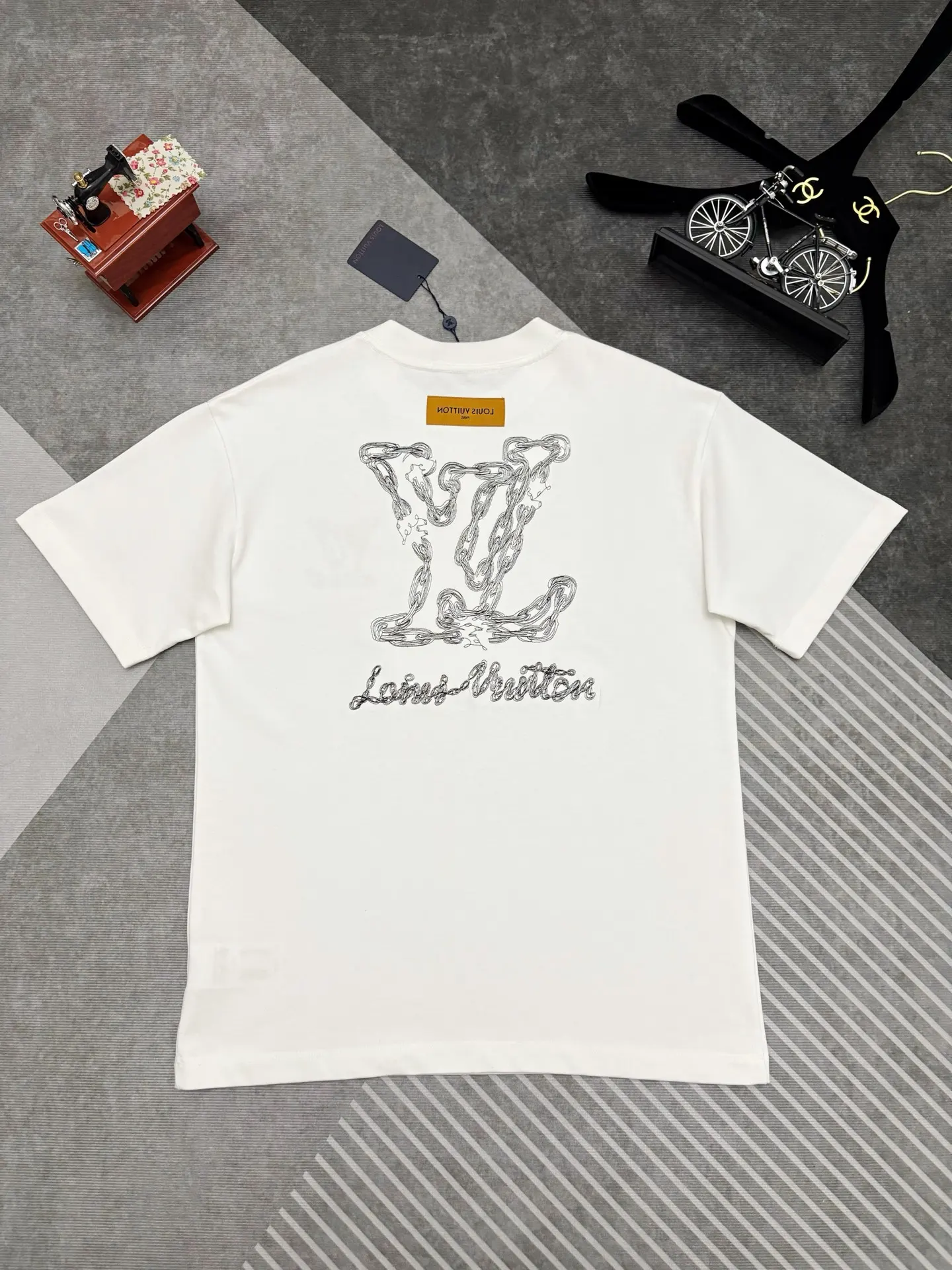 Embroidered Logo Cotton T-Shirt D17515302 — view 6