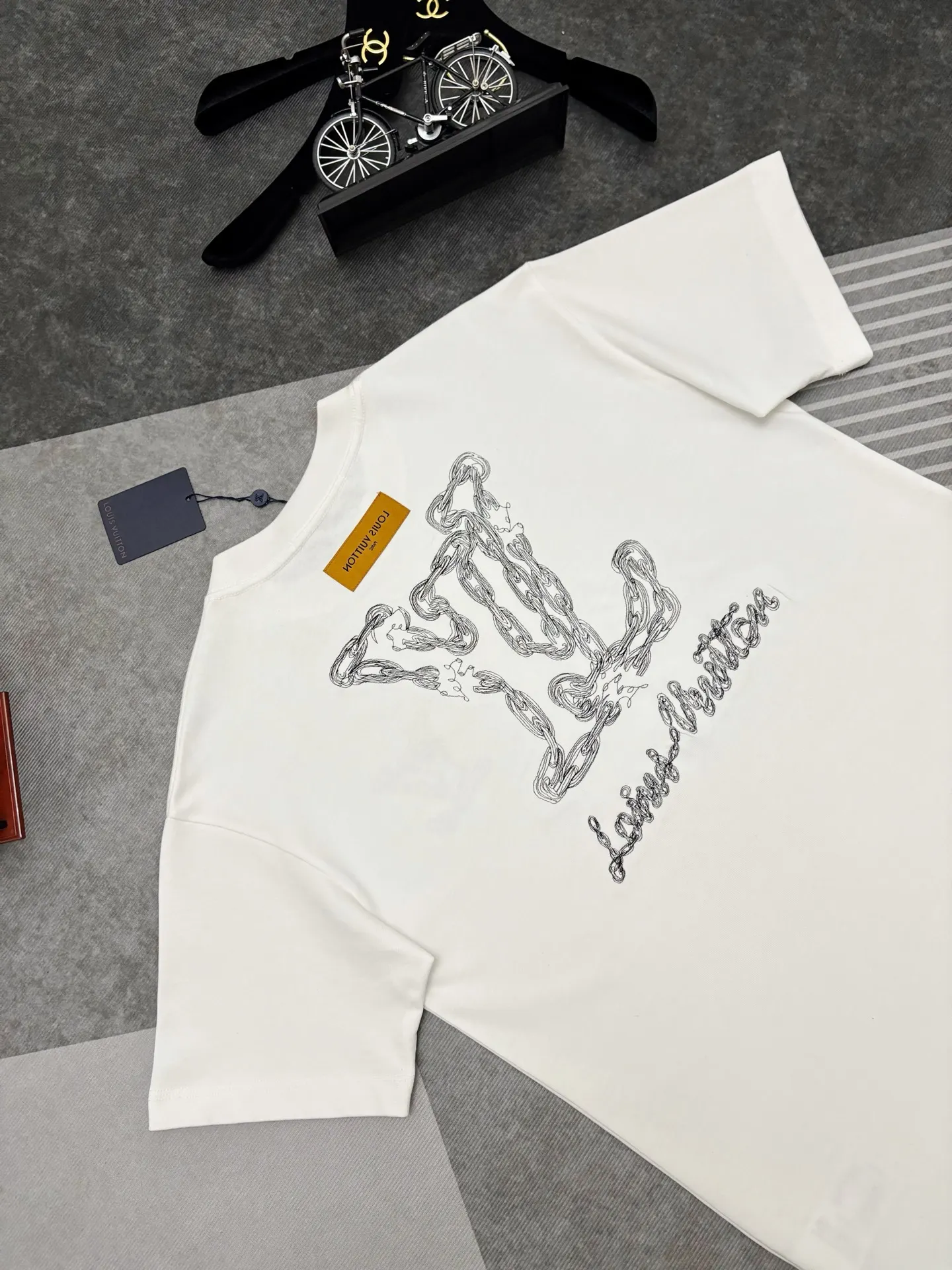 Embroidered Logo Cotton T-Shirt D17515302 — view 7