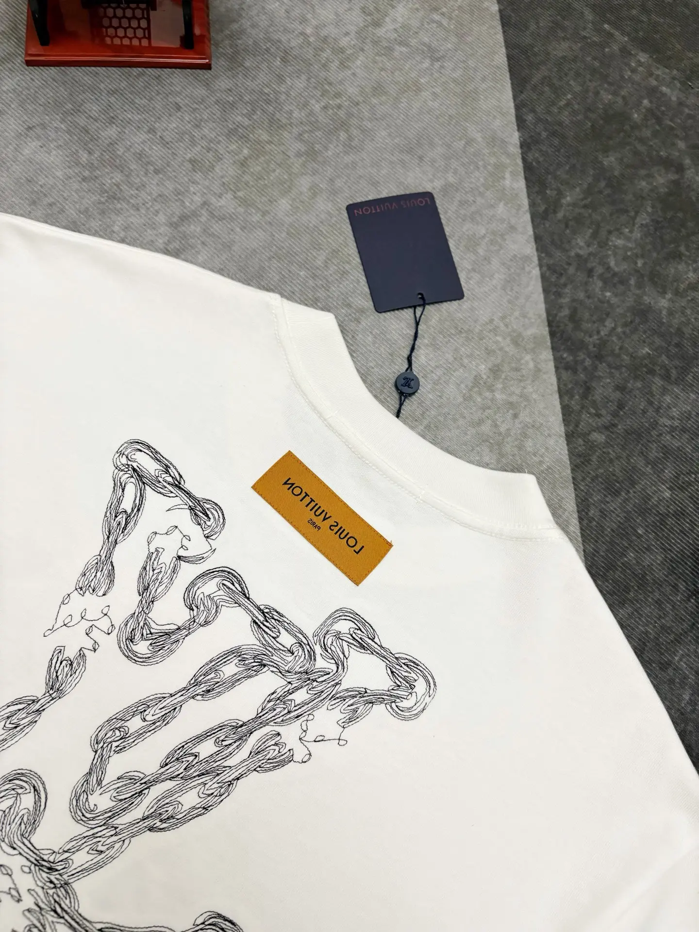 Embroidered Logo Cotton T-Shirt D17515302 — view 8