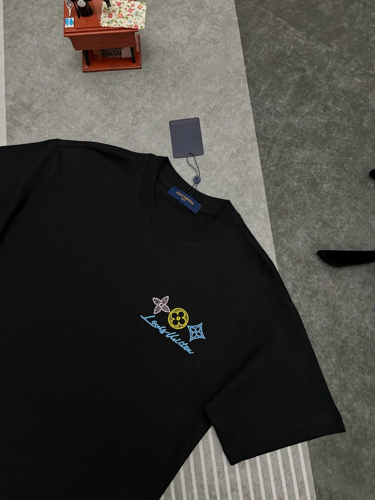 Embroidered Logo Cotton T-Shirt D17515290 — view 3
