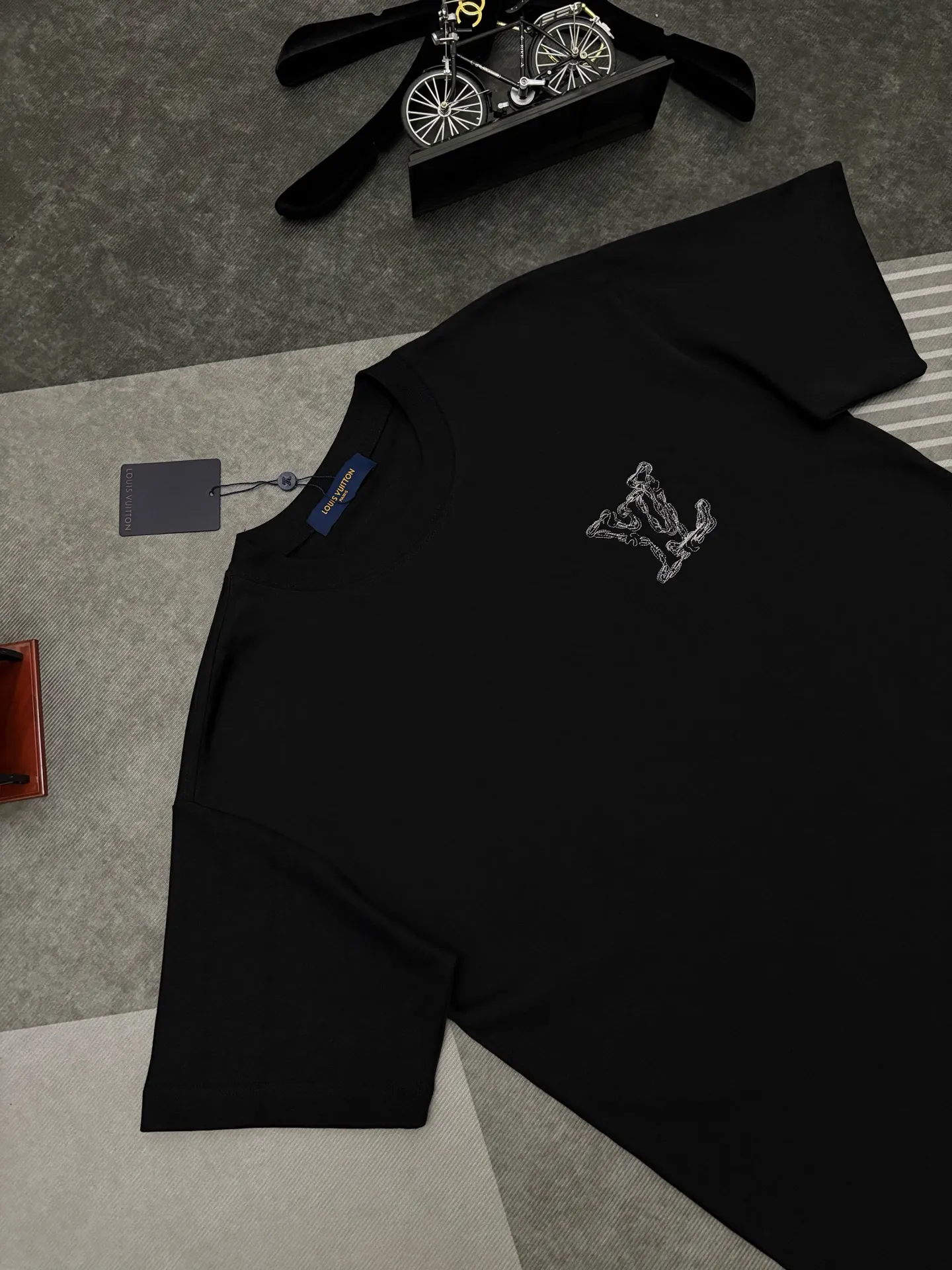 Embroidered Logo Cotton T-Shirt D17515301 — view 2