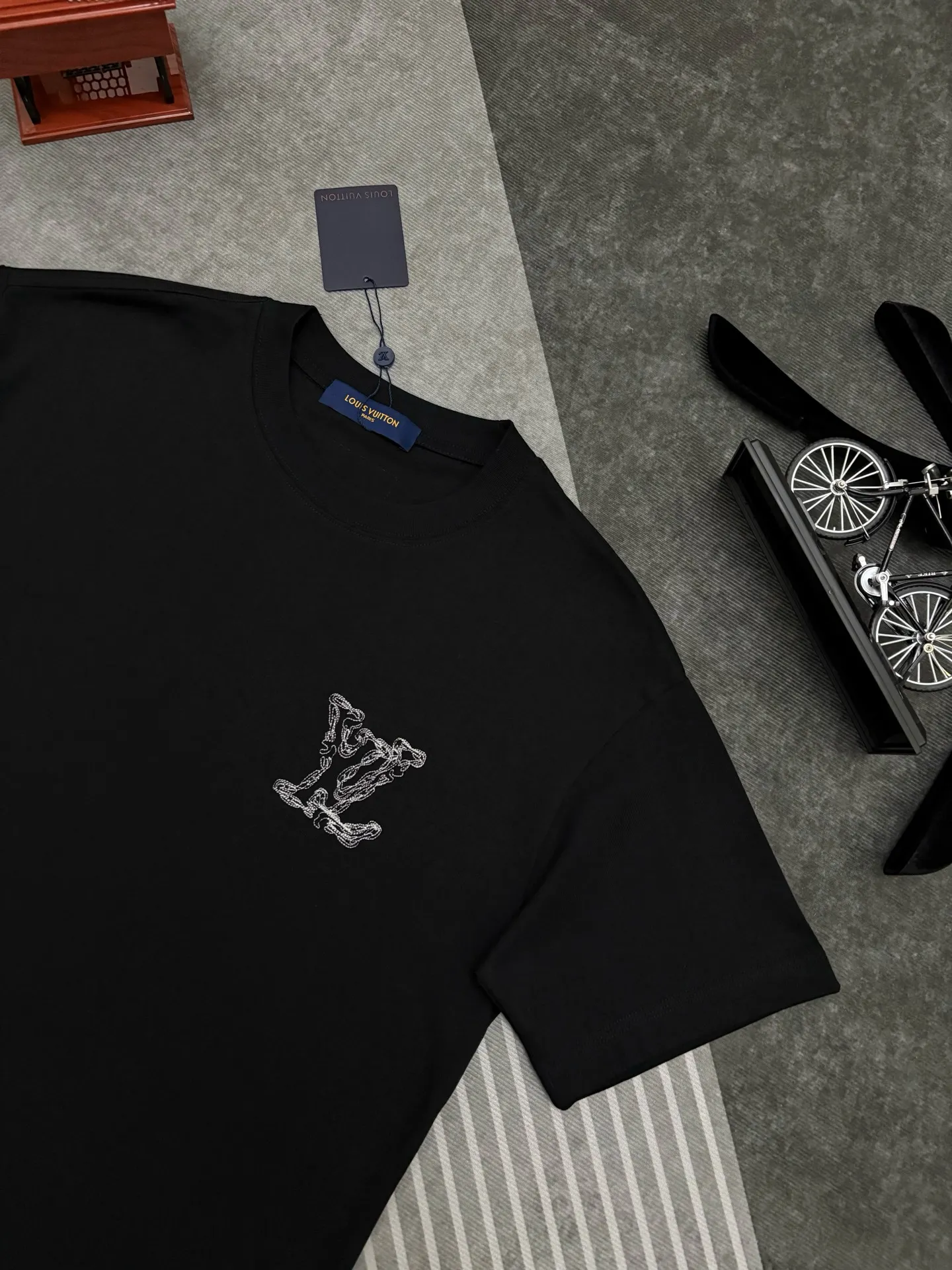 Embroidered Logo Cotton T-Shirt D17515301 — view 3
