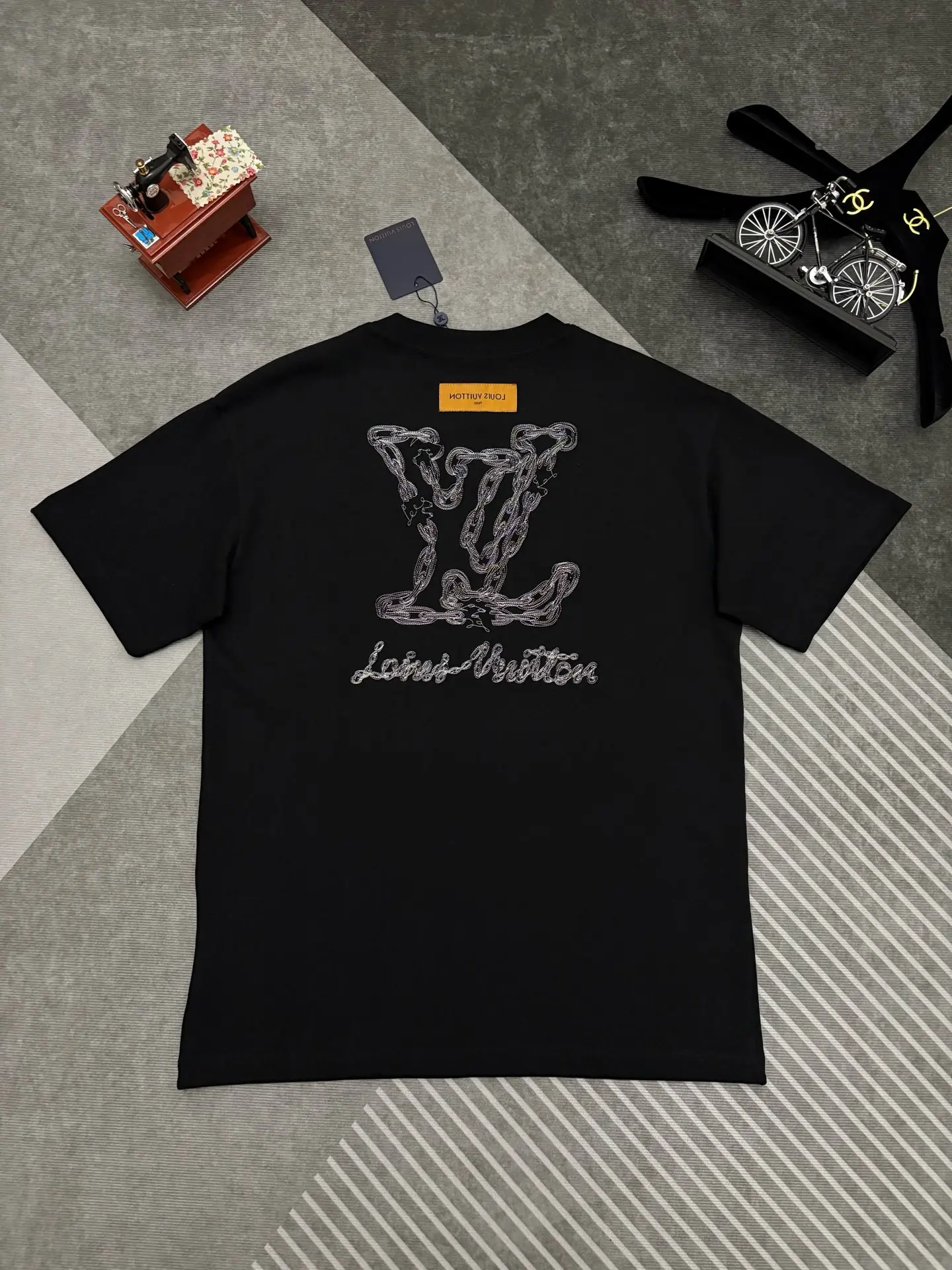 Embroidered Logo Cotton T-Shirt D17515301 — view 6