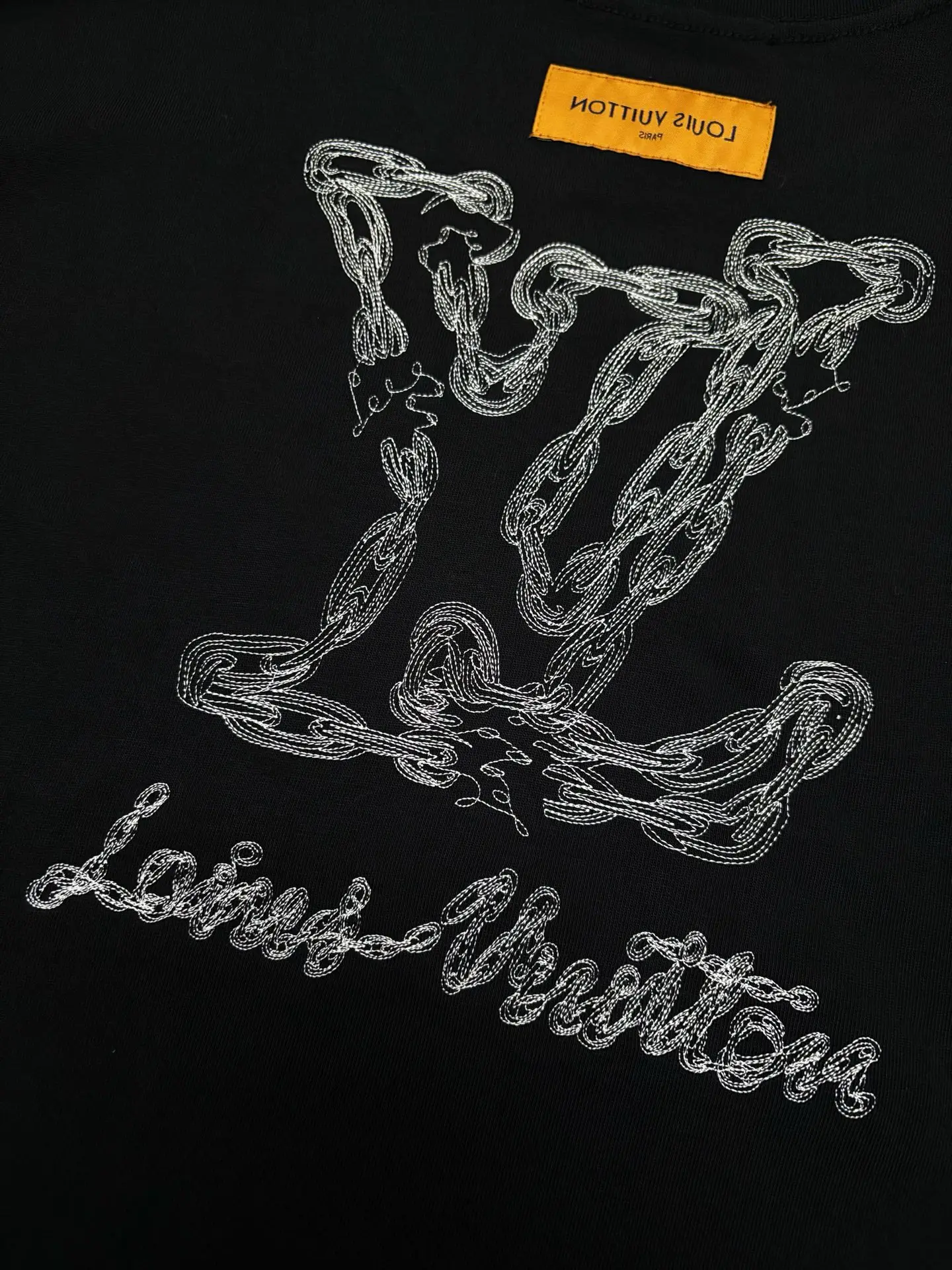 Embroidered Logo Cotton T-Shirt D17515301 — view 9