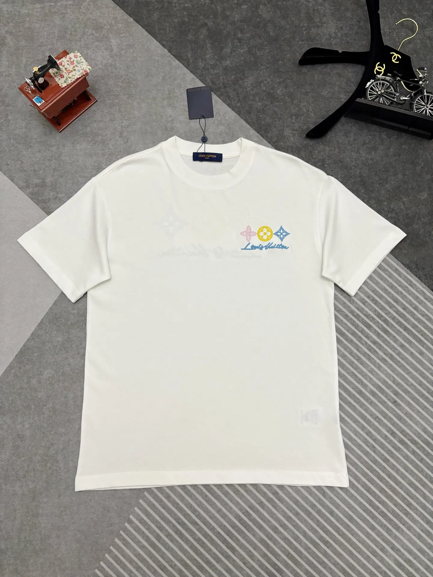Embroidered Monogram Cotton T-Shirt D17515289