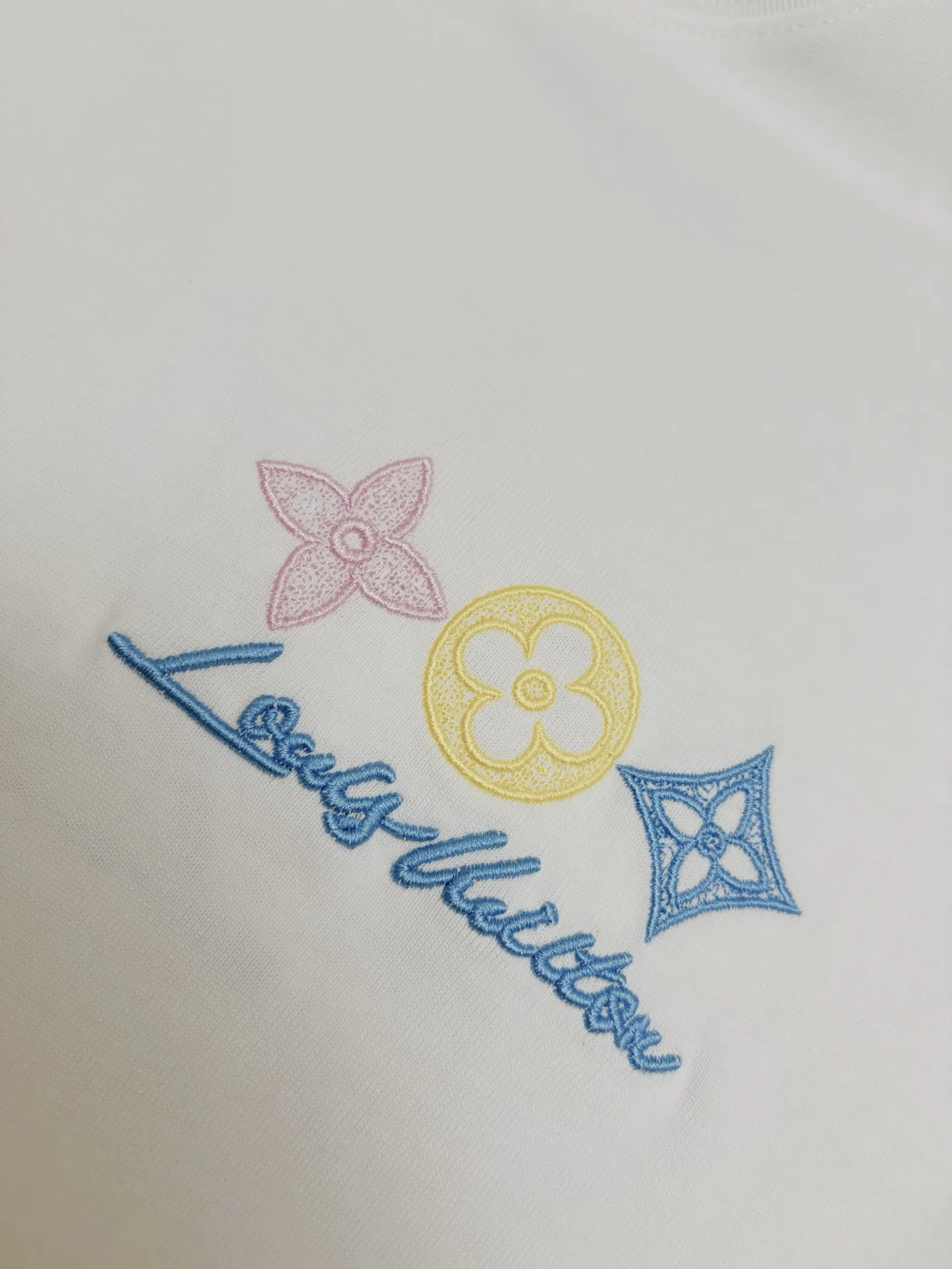 Embroidered Monogram Cotton T-Shirt D17515289 — view 4