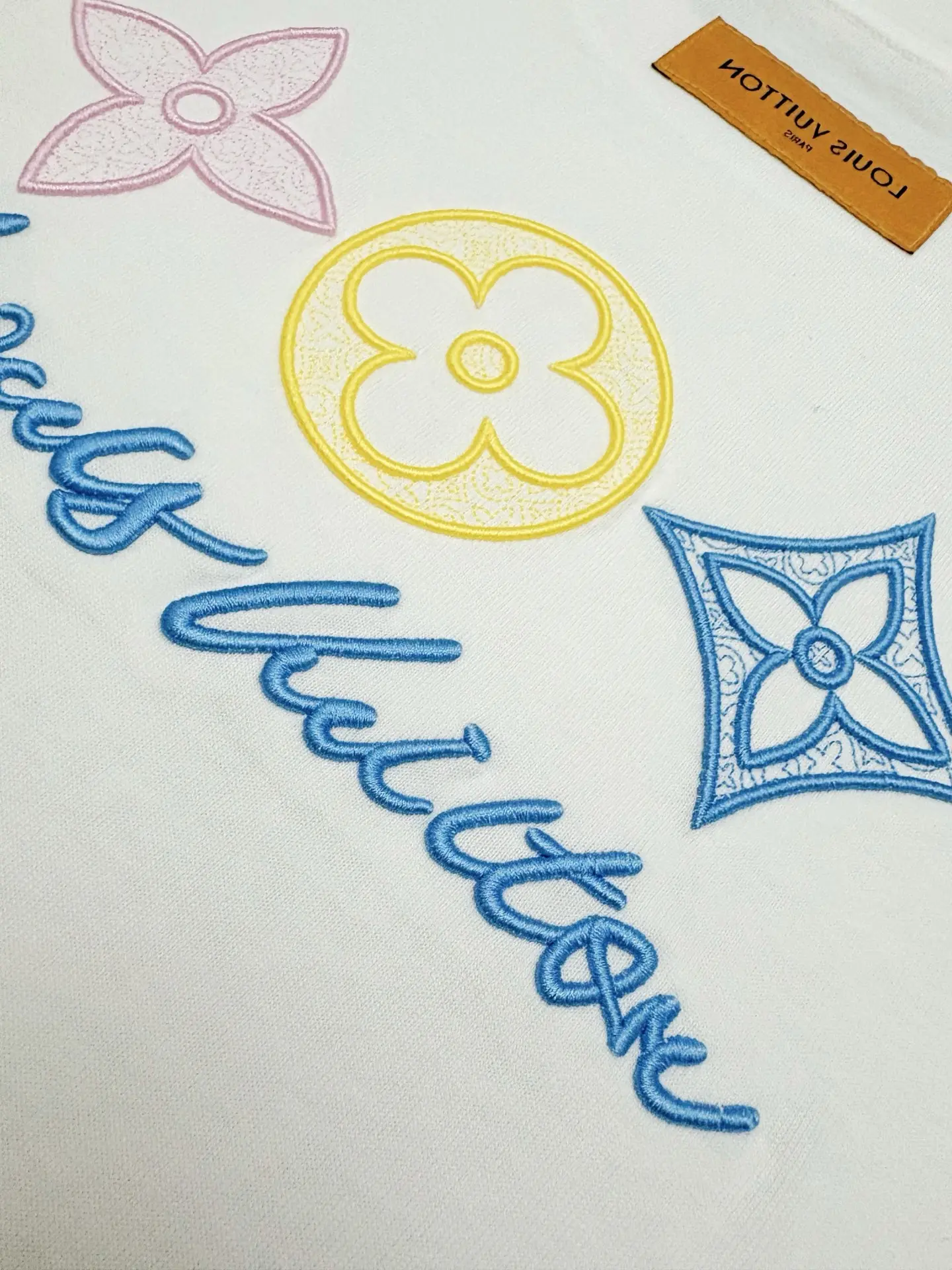 Embroidered Monogram Cotton T-Shirt D17515289 — view 9