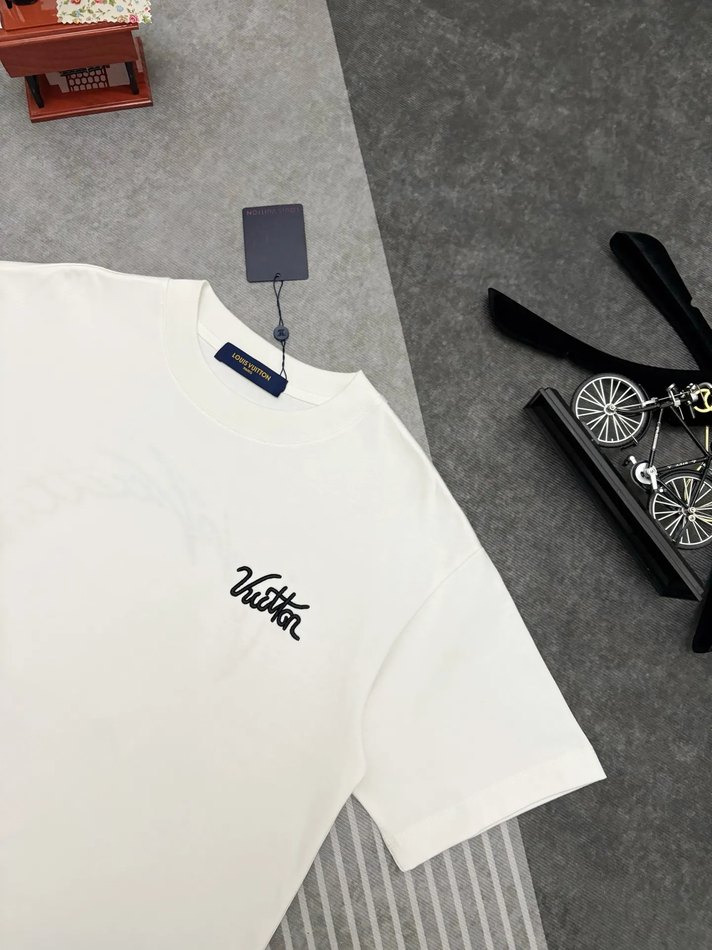 Embroidered Logo Cotton T-Shirt D17515308 — view 3