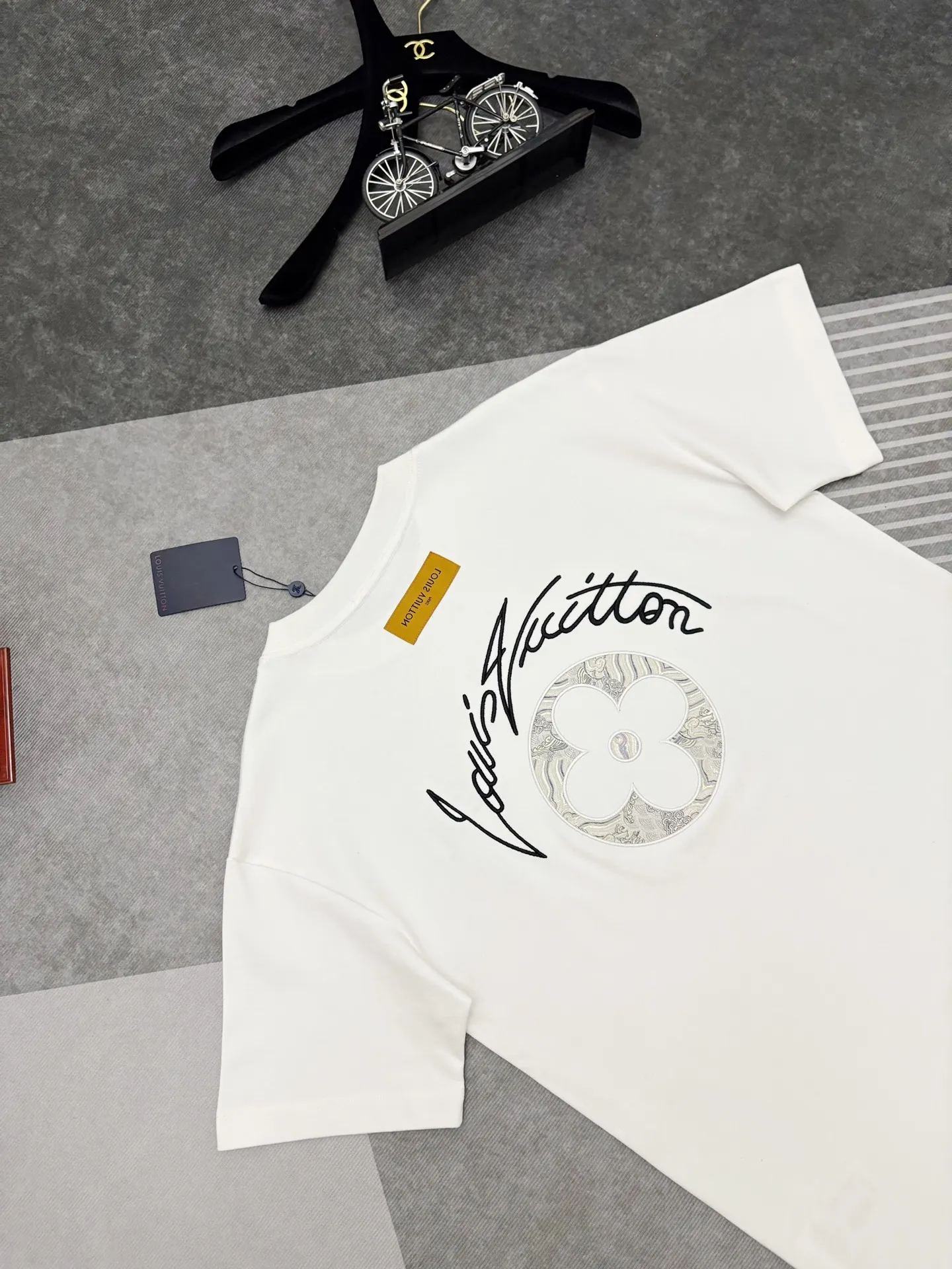 Embroidered Logo Cotton T-Shirt D17515308 — view 7