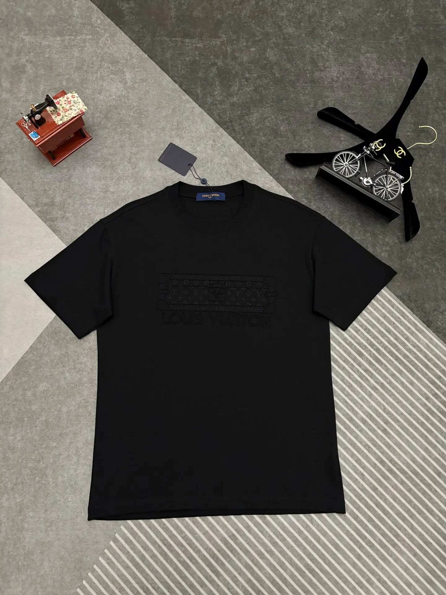 Embroidered Monogram Cotton T-Shirt D17515286