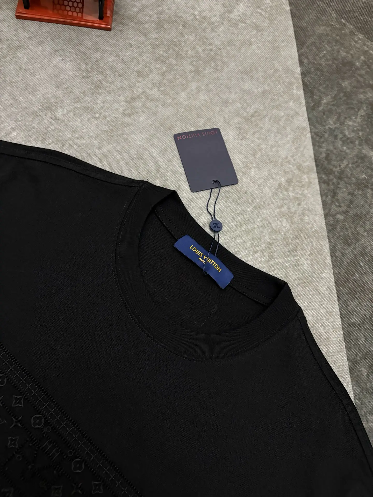 Embroidered Monogram Cotton T-Shirt D17515286 — view 4