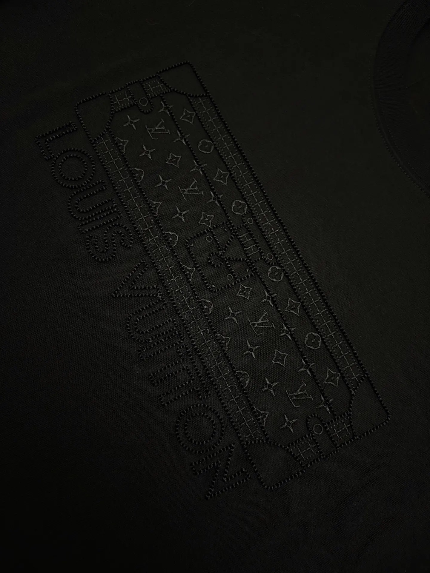 Embroidered Monogram Cotton T-Shirt D17515286 — view 5