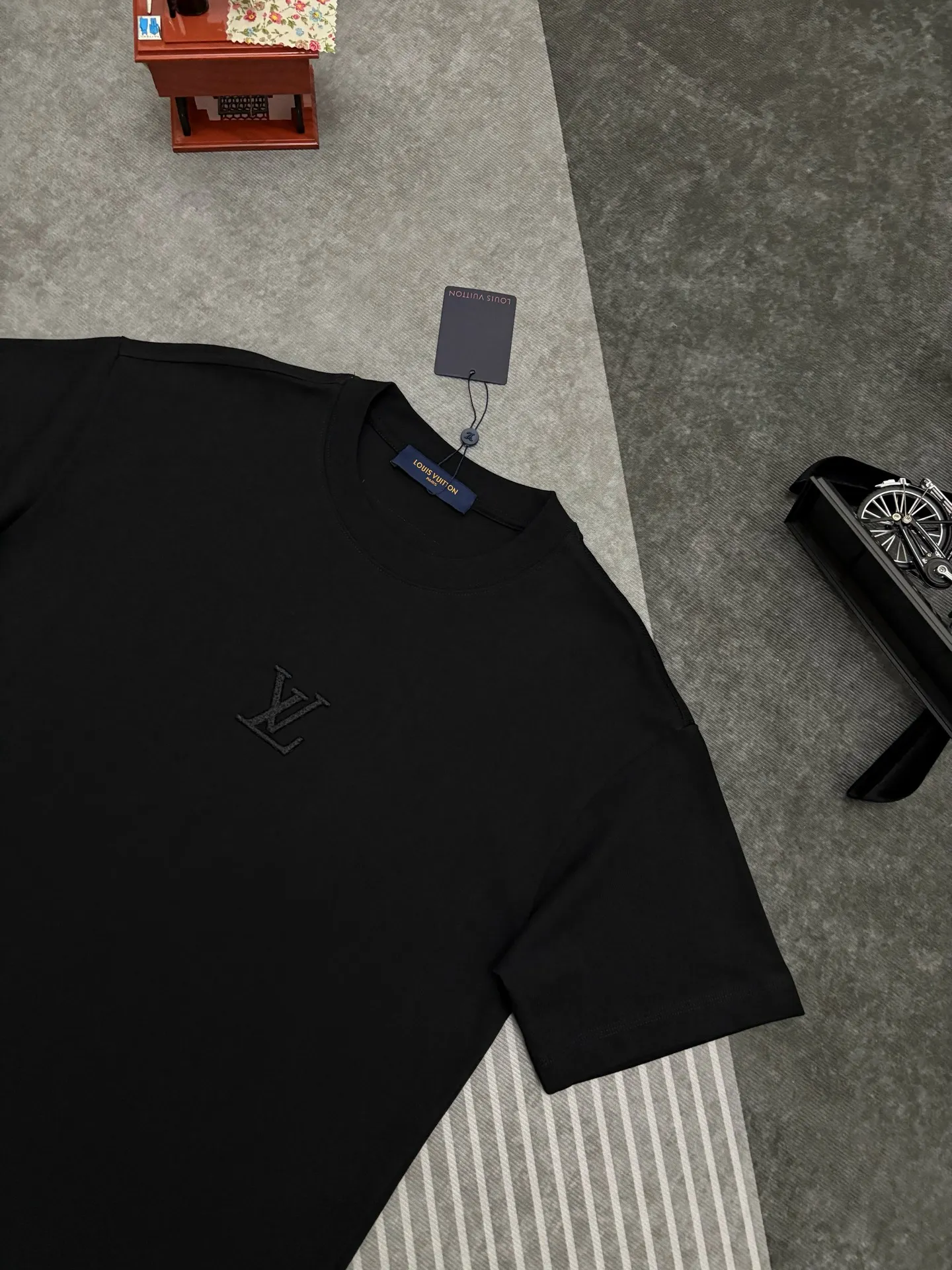 Embroidered Logo Cotton T-Shirt D17515296 — view 3