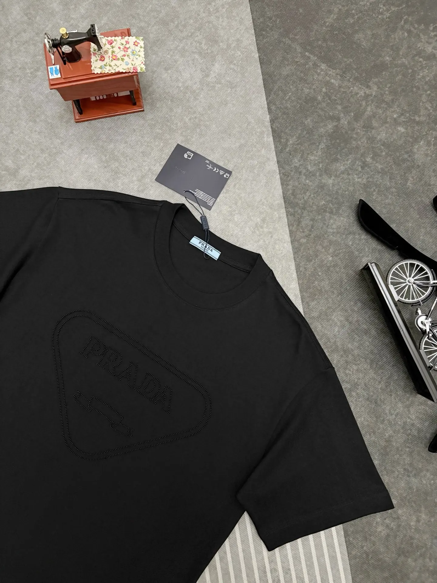 Embroidered Logo Cotton-Jersey T-Shirt D17515279 — view 3