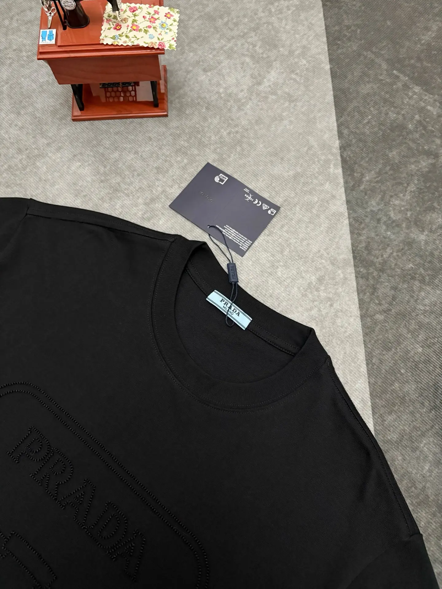 Embroidered Logo Cotton-Jersey T-Shirt D17515279 — view 4