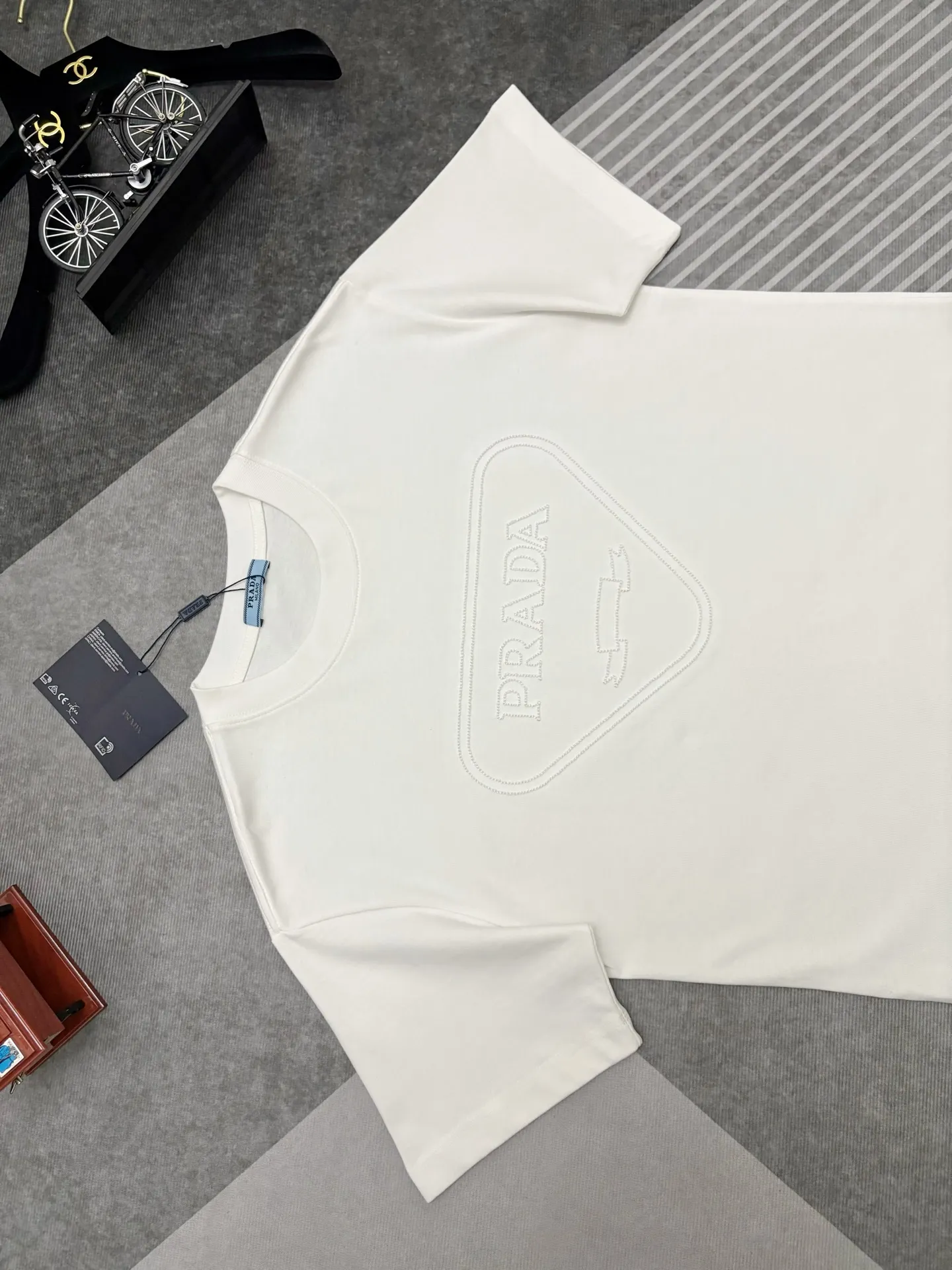 Embroidered Logo Cotton-Jersey T-Shirt D17515280 — view 3