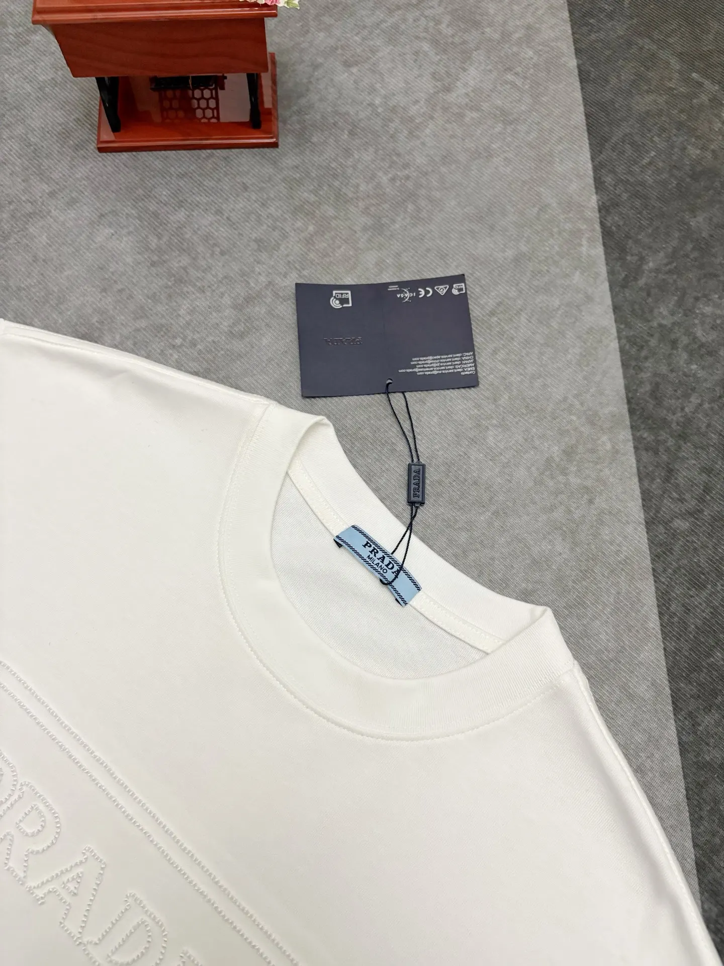 Embroidered Logo Cotton-Jersey T-Shirt D17515280 — view 5