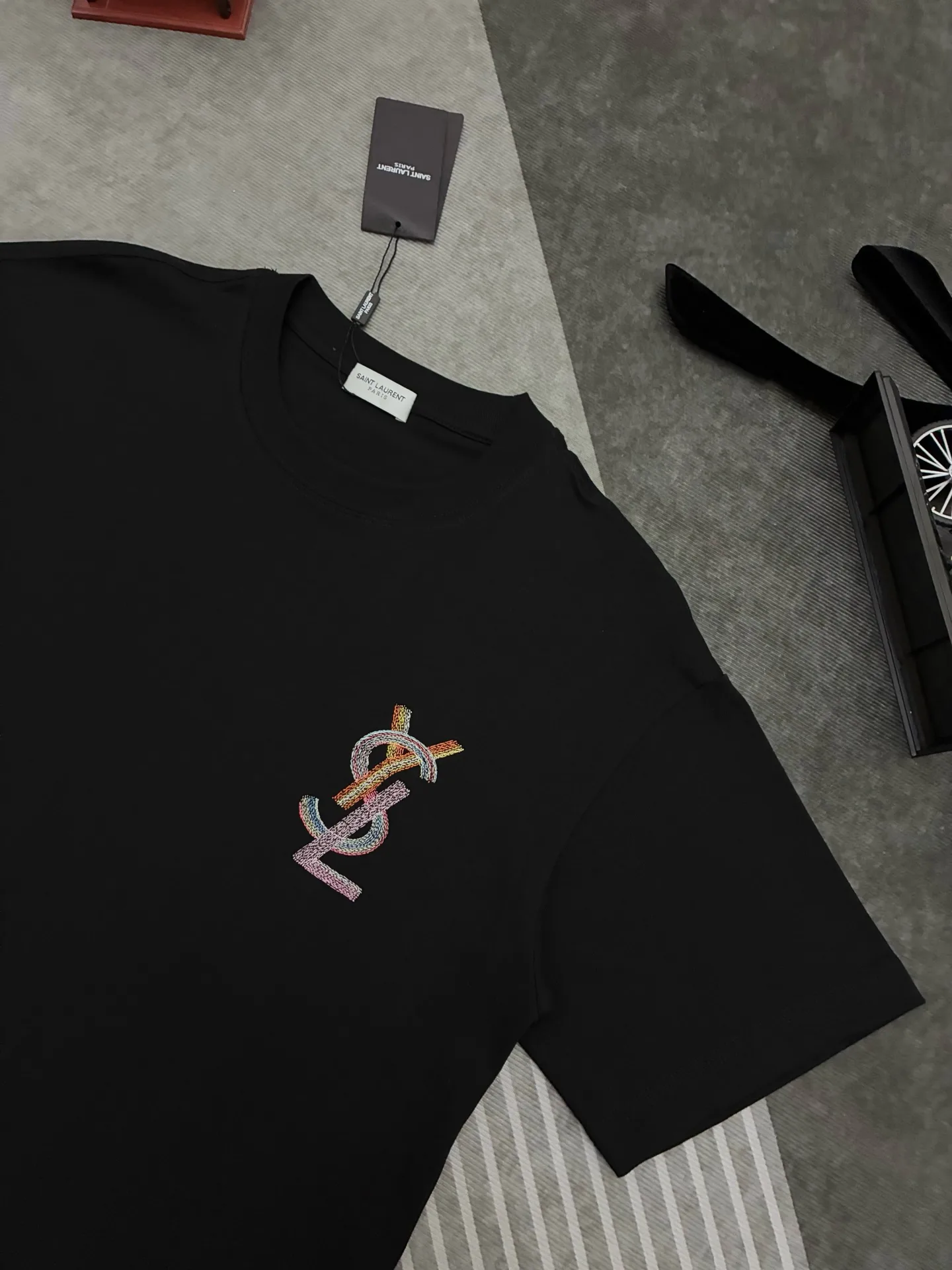 Logo-Embroidered Cotton-Jersey T-Shirt D17515315 — view 3