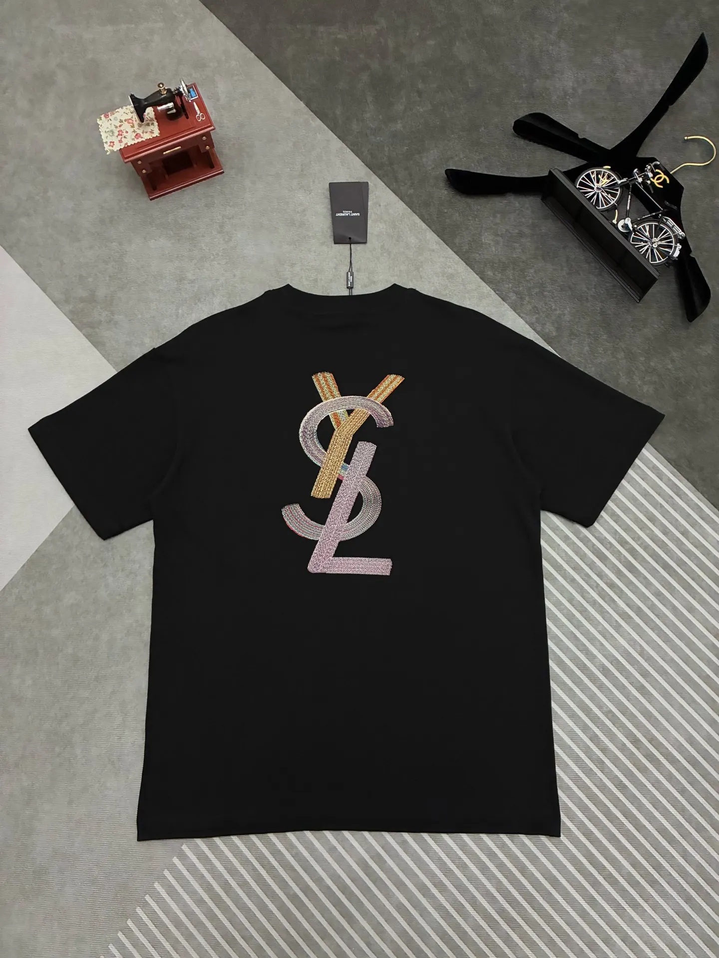 Logo-Embroidered Cotton-Jersey T-Shirt D17515315 — view 5