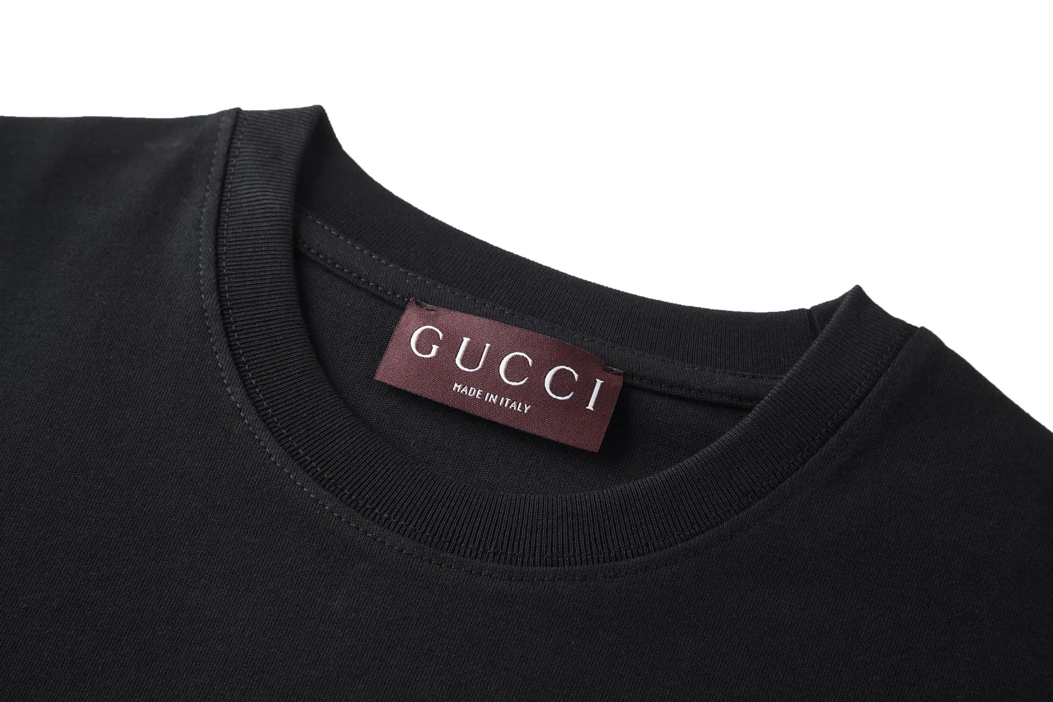 Interlocking G Embroidered Cotton T-Shirt D18014188 — view 3