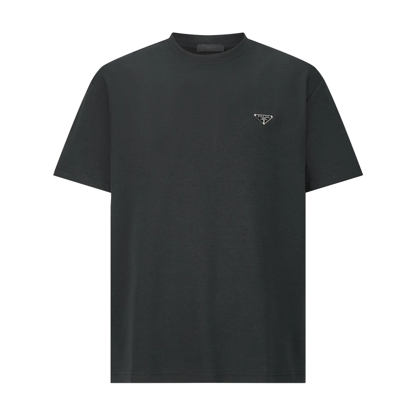 Oversized Logo-Plaque Cotton T-Shirt D18014180