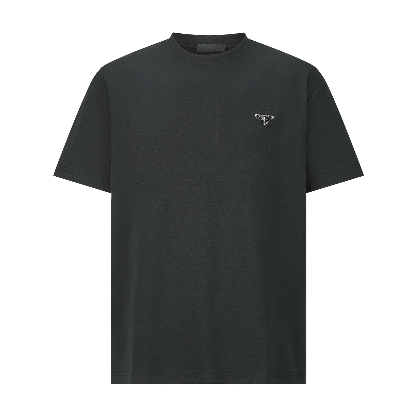 Oversized Logo-Plaque Cotton T-Shirt D18014180