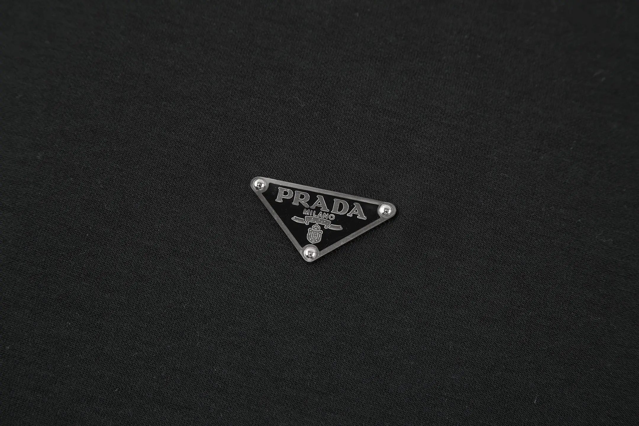 Oversized Logo-Plaque Cotton T-Shirt D18014180 — view 5