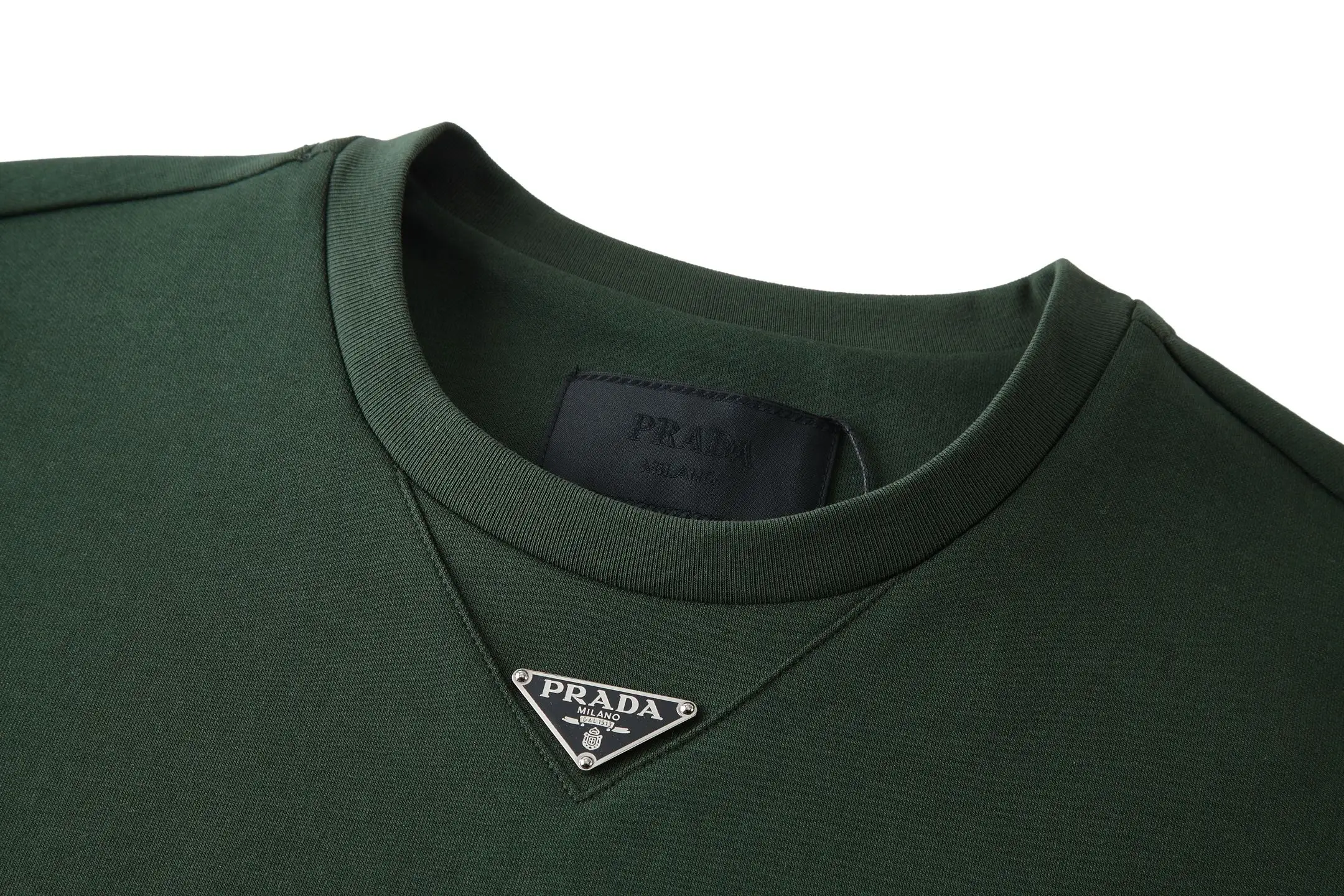 Oversized Enamel Triangle Logo T-Shirt D18014169 — view 3