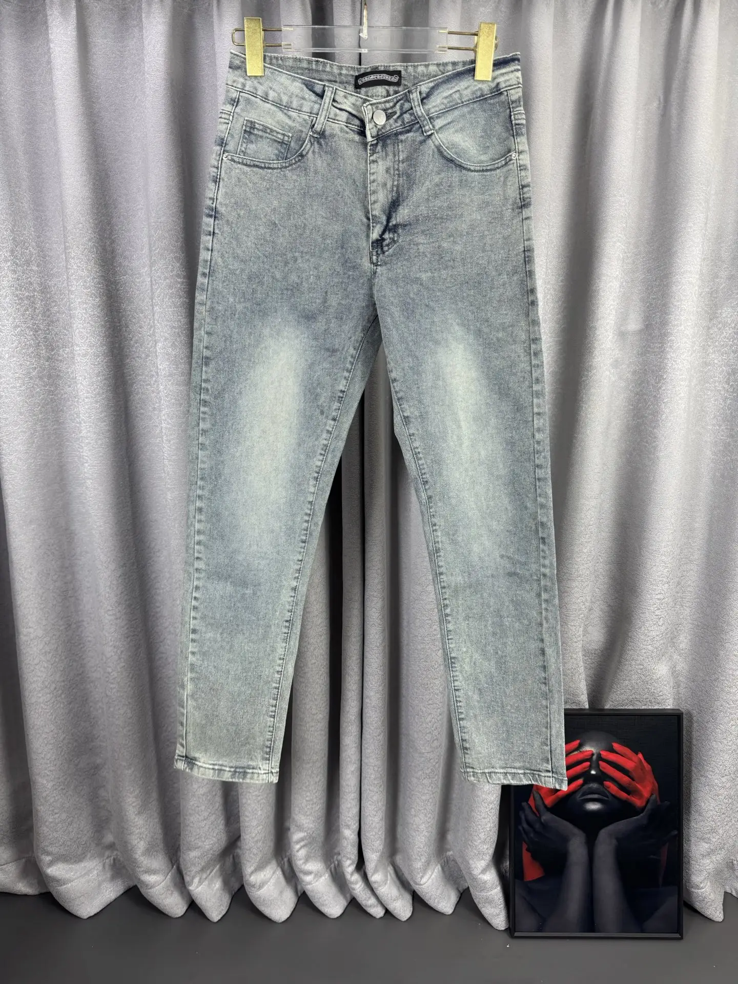 Chrome Hearts Embossed Cross Logo Jeans D18019562 — view 2
