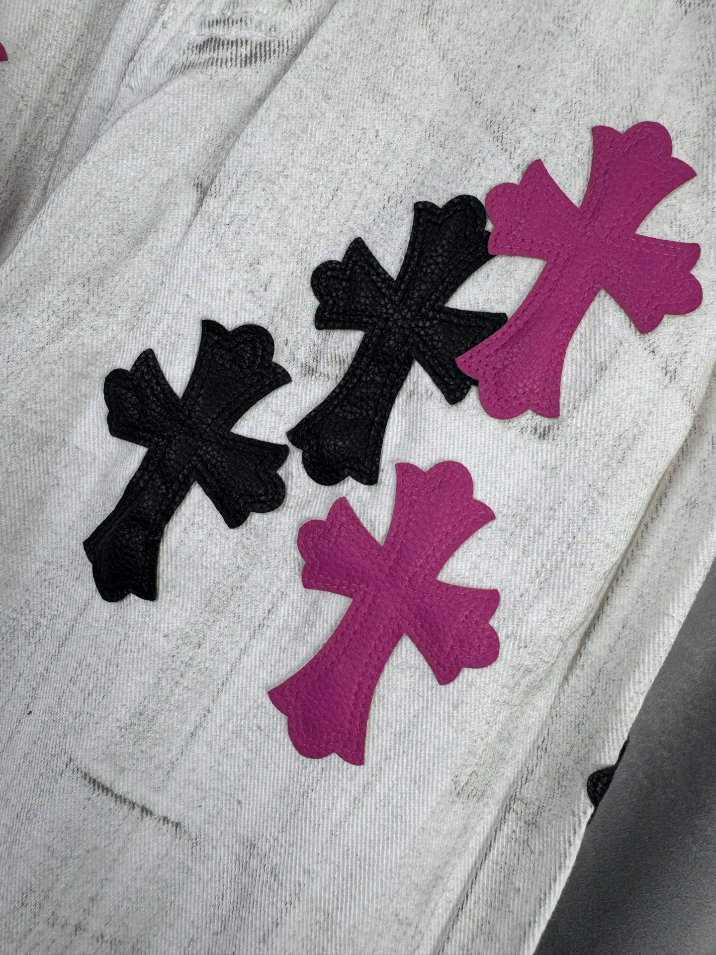 Cross Patch Remake Straight-Leg Jeans D18019549 — view 6