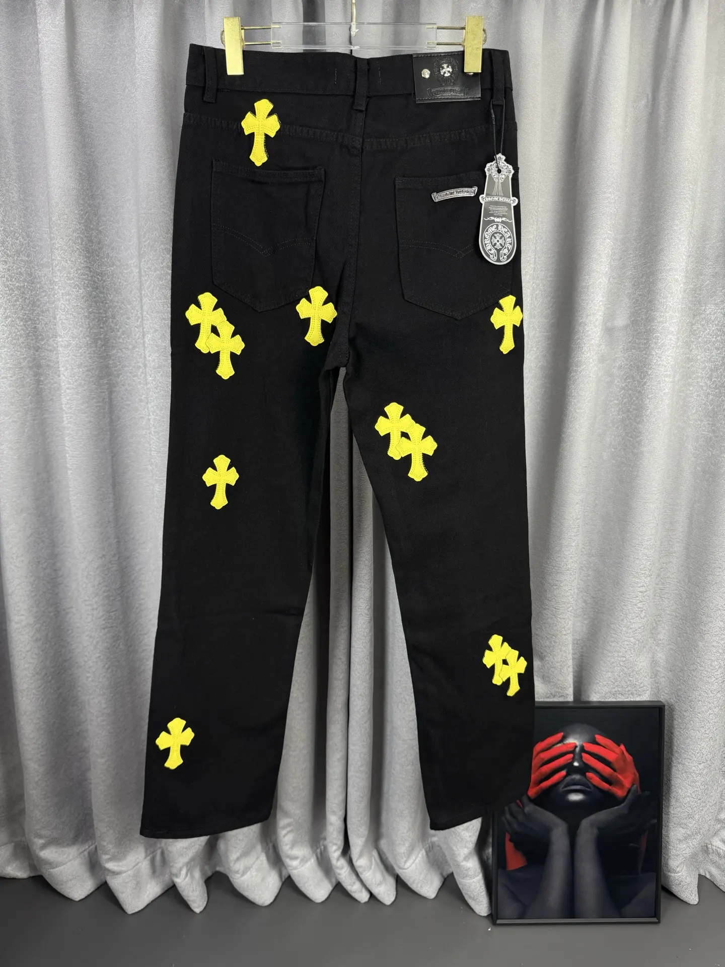 Chrome Hearts Cross Patch Remake Jeans D18019574 — view 2