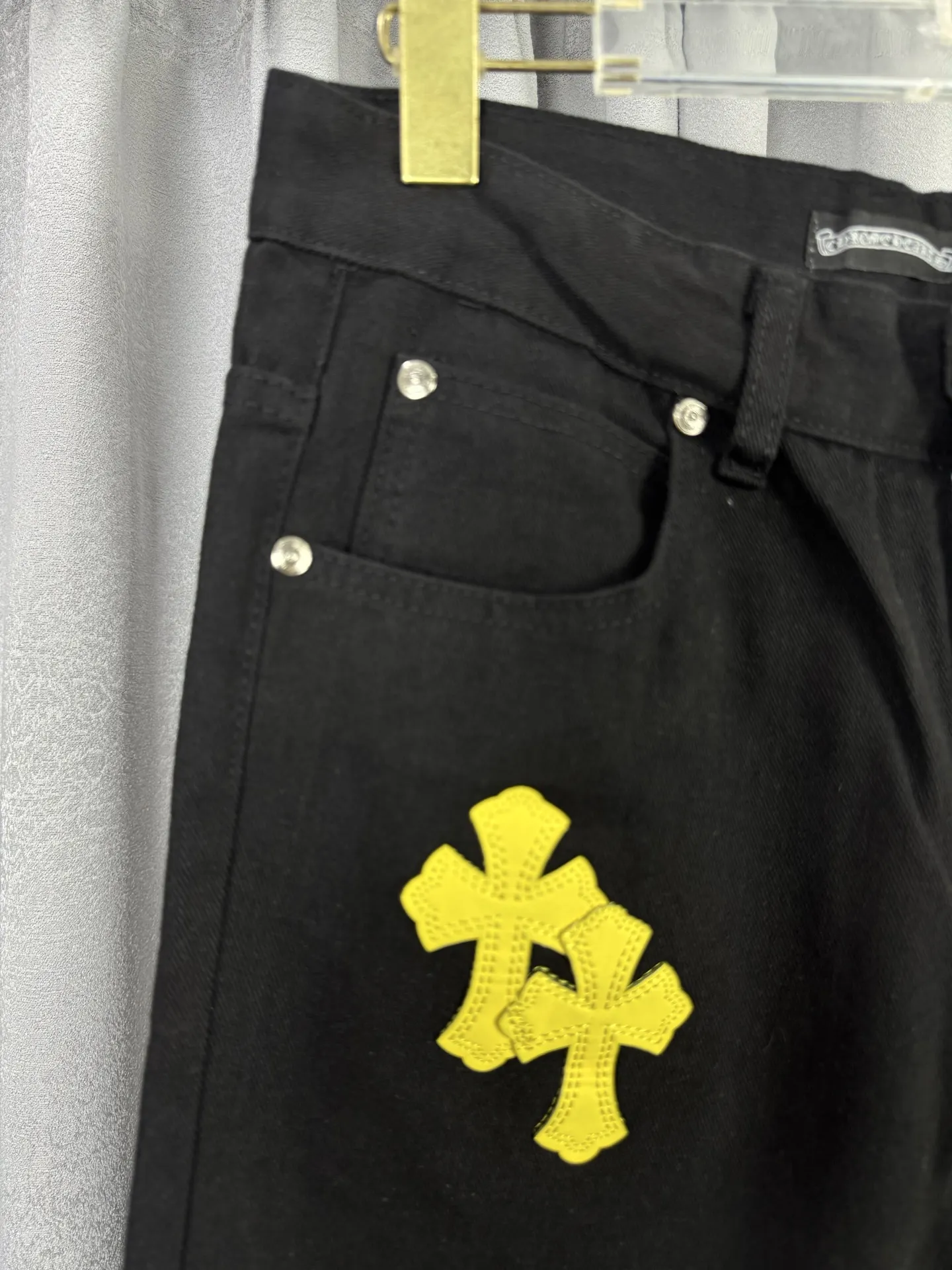 Chrome Hearts Cross Patch Remake Jeans D18019574 — view 3