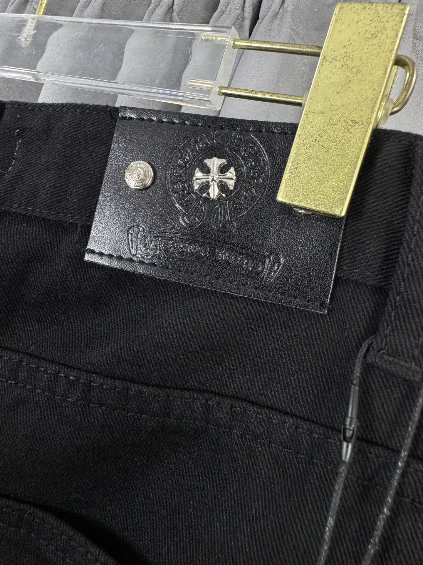 Chrome Hearts Cross Patch Remake Jeans D18019574 — view 8