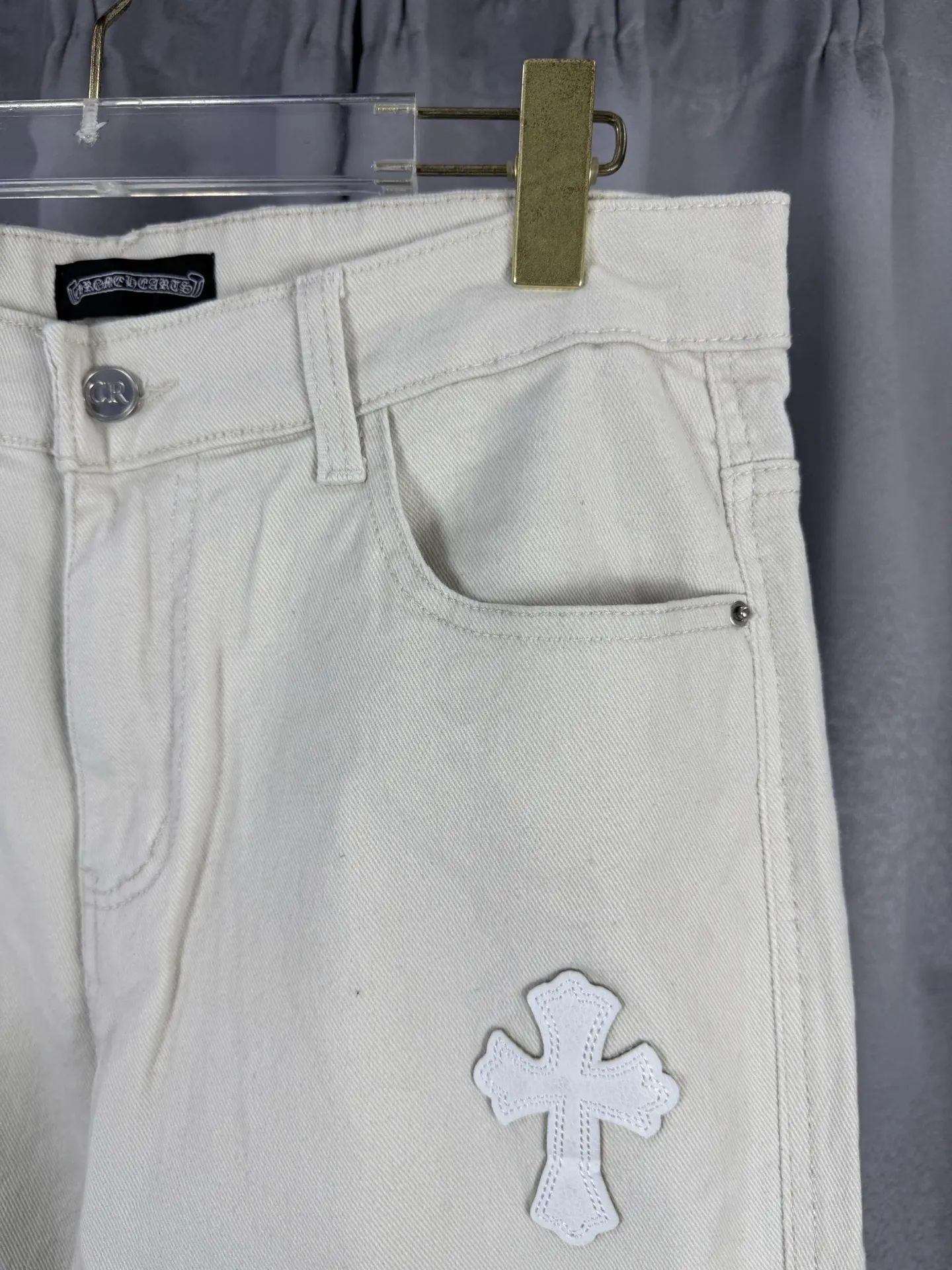 Chrome Hearts Leather Patch Remake Jeans D18019548 — view 5