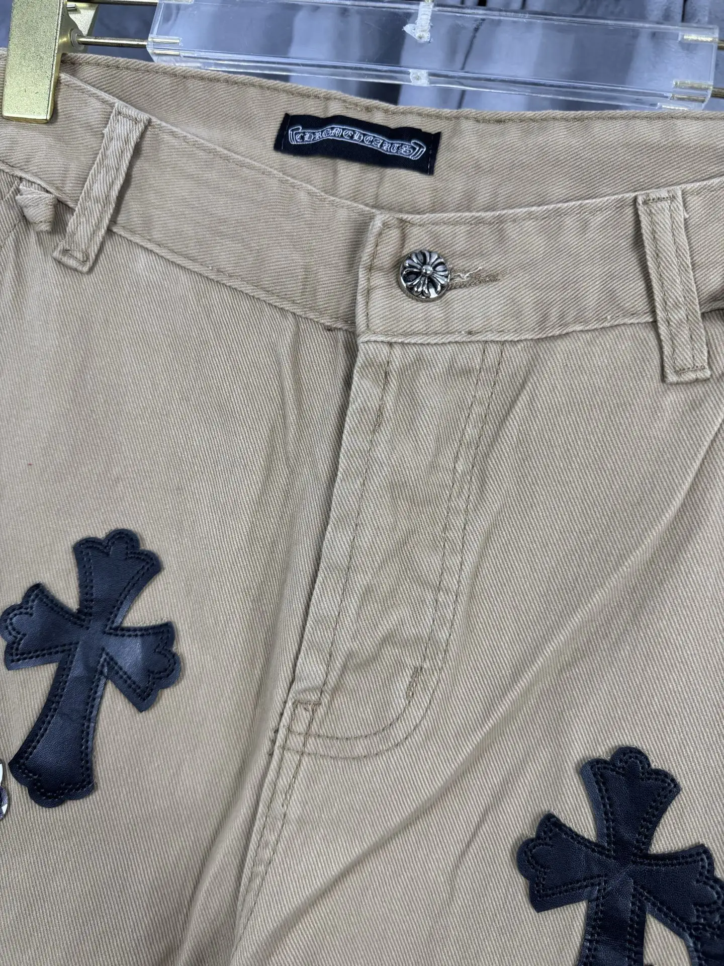 Chrome Hearts Leather Patch Remake Jeans D18019564 — view 4