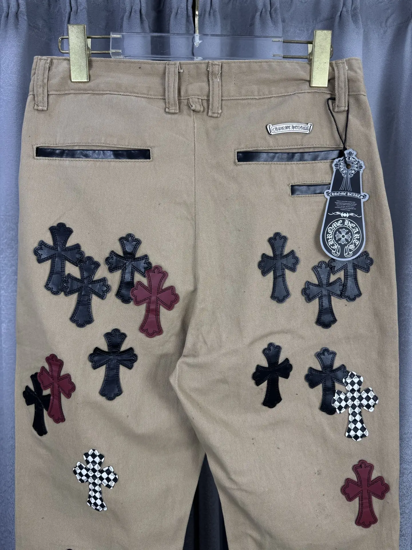 Chrome Hearts Leather Patch Remake Jeans D18019564 — view 7