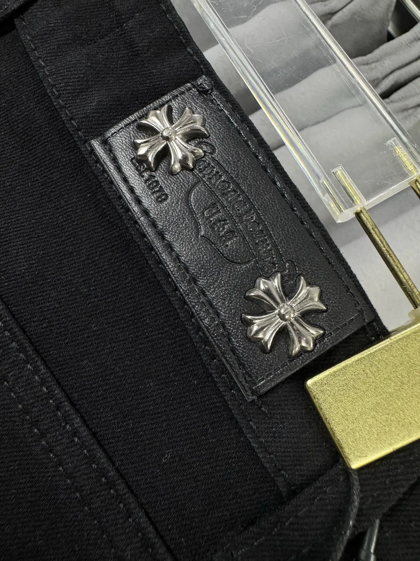 Chrome Hearts Remake Straight-Leg Jeans D18019563 — view 8