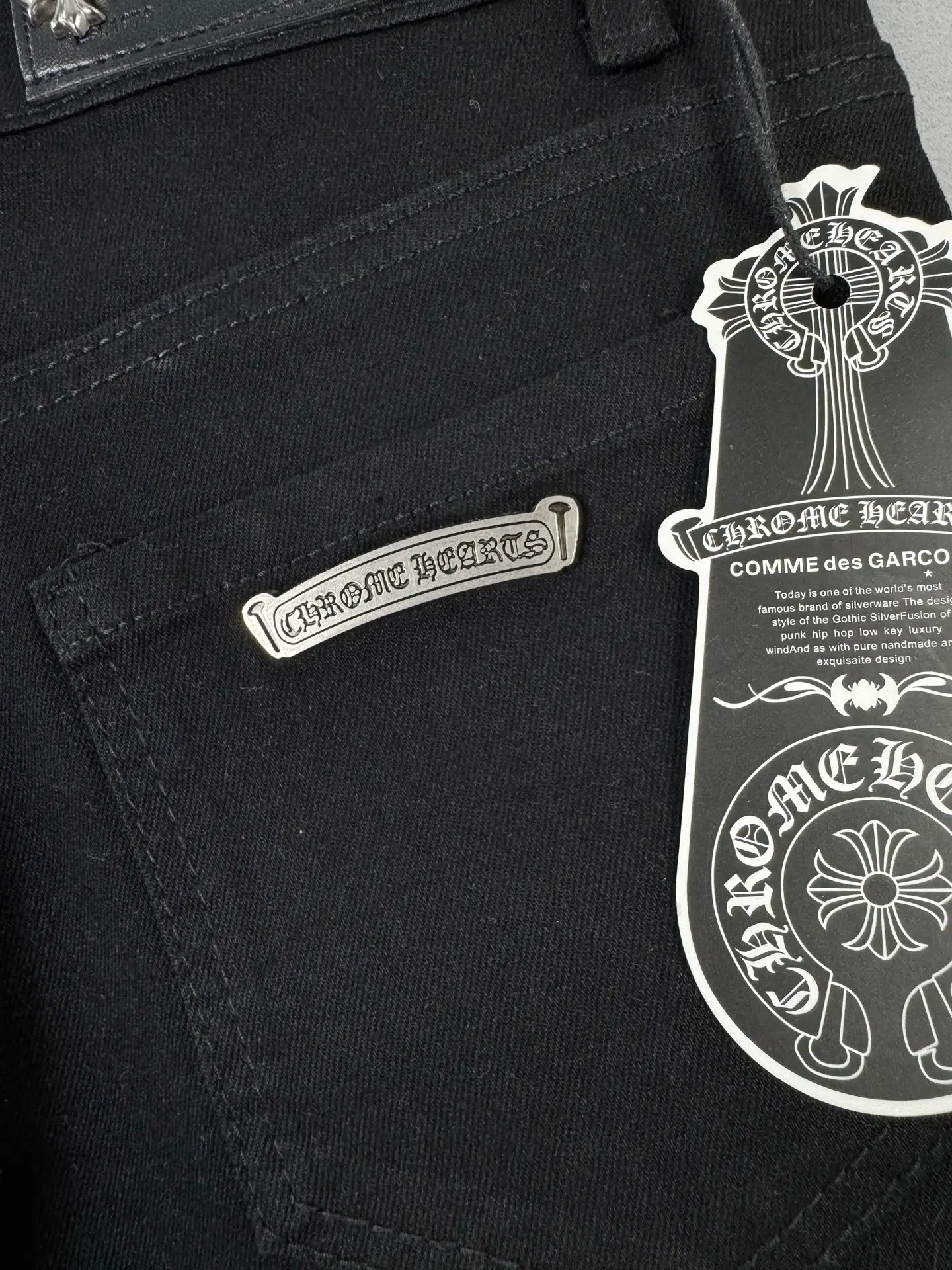 Chrome Hearts Remake Straight-Leg Jeans D18019563 — view 9