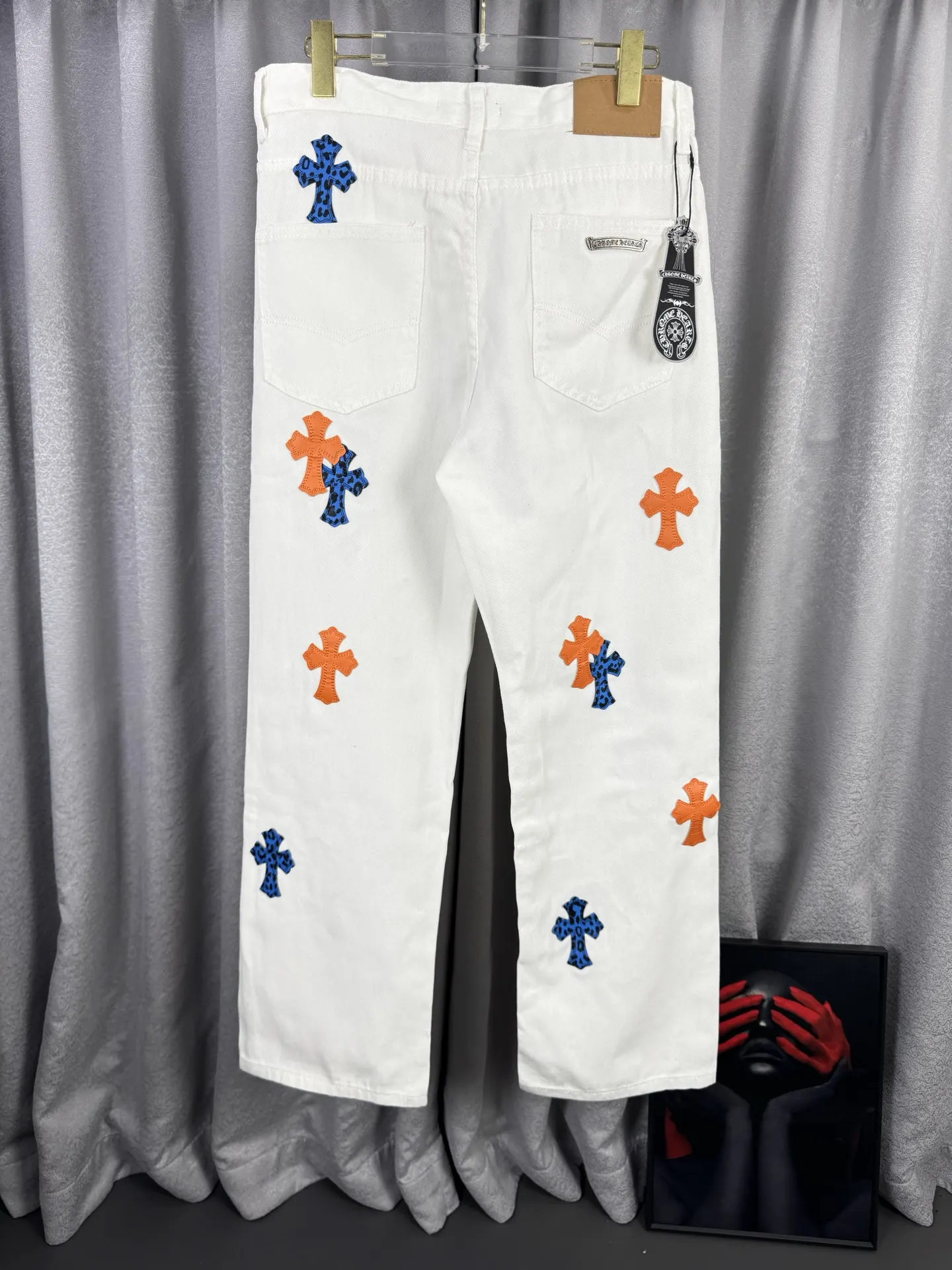 Chrome Hearts Cross Patch Remake Jeans D18019567 — view 2